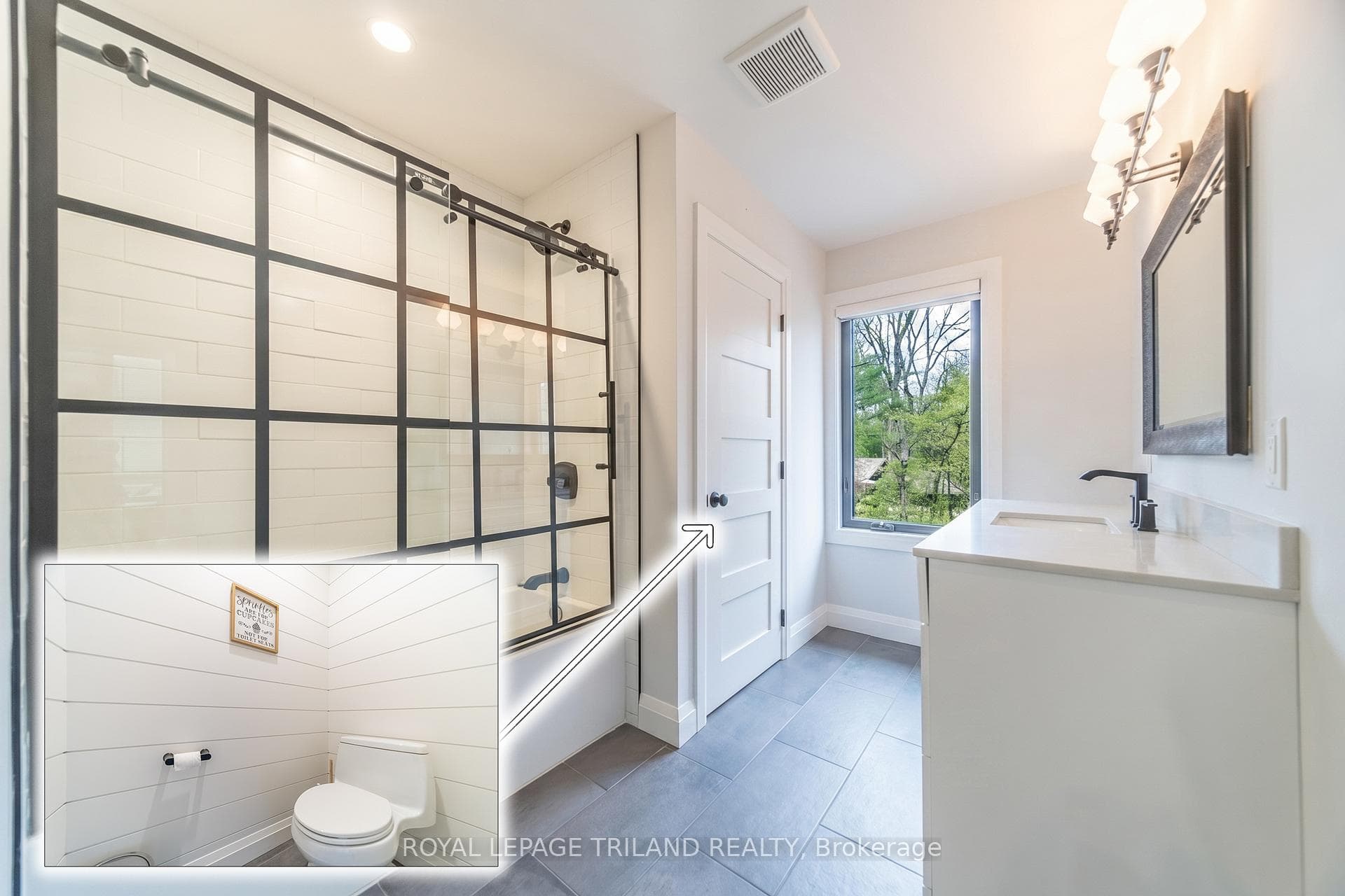 Upper level 2nd full ENSUITE bath (Jack & Jill)
