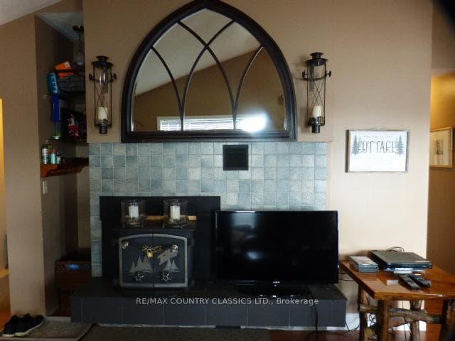 Wood Stove in Livingroom
