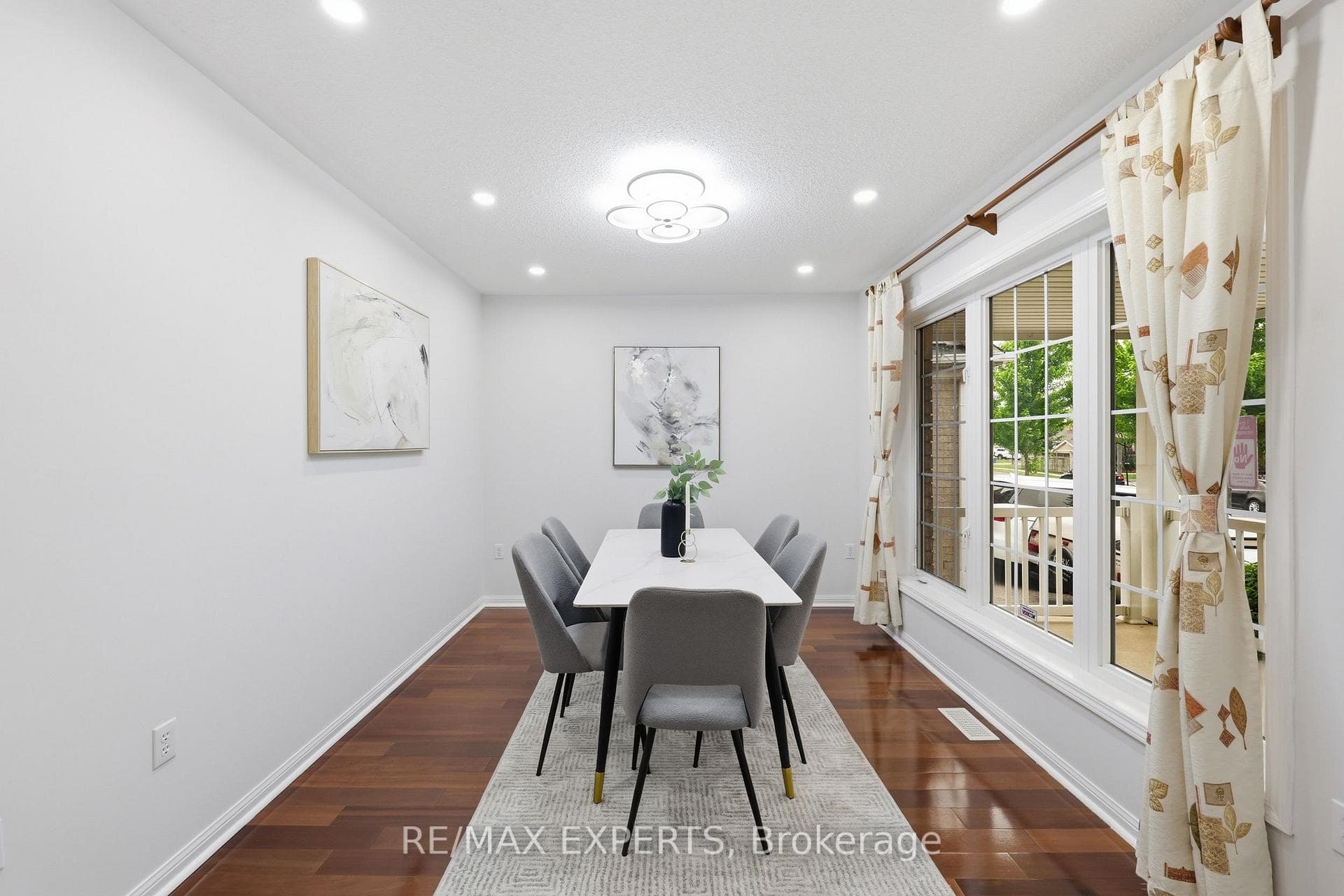 Dinning Area With Large Window
