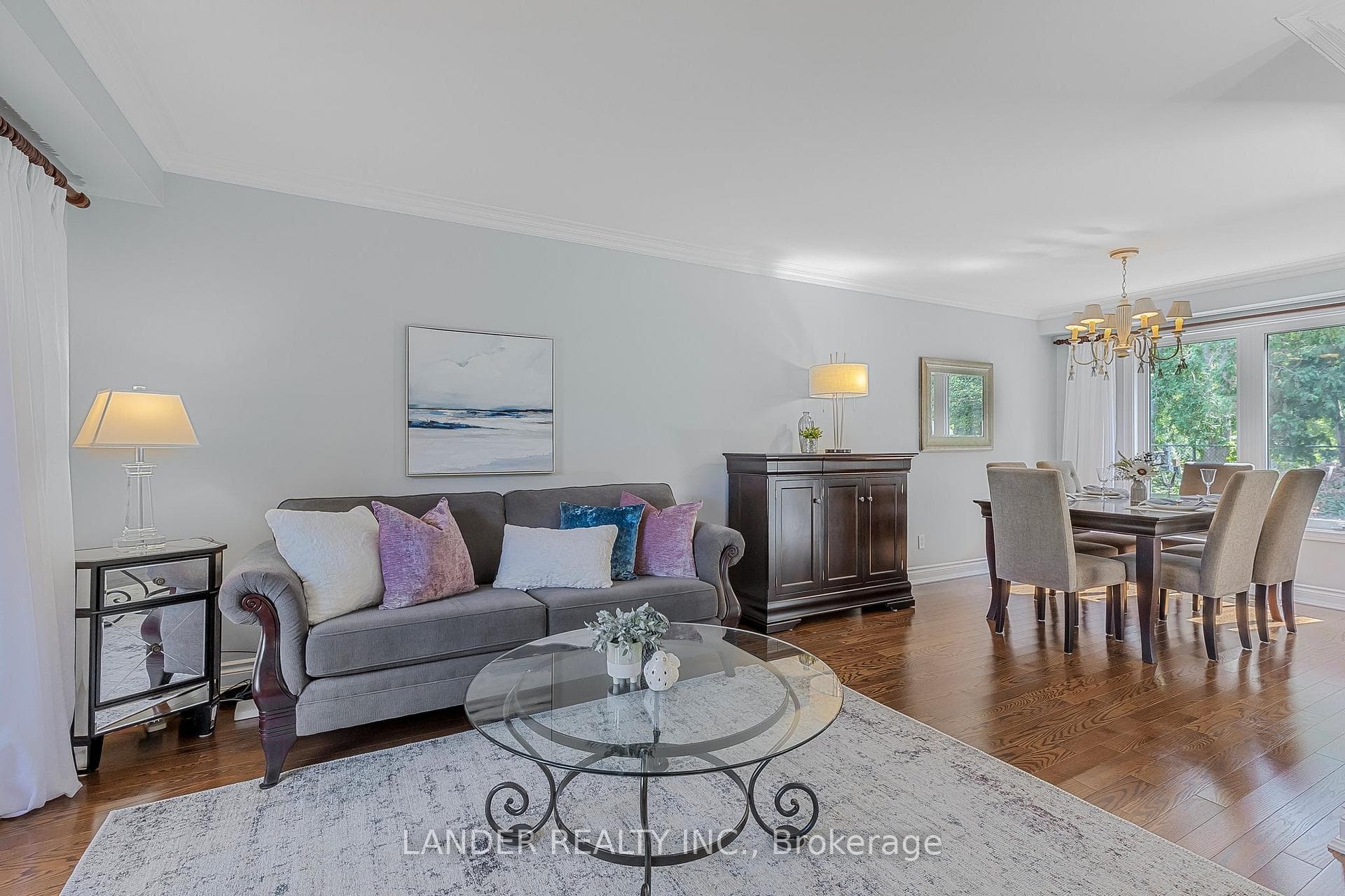 Living Room combined with Dining Room