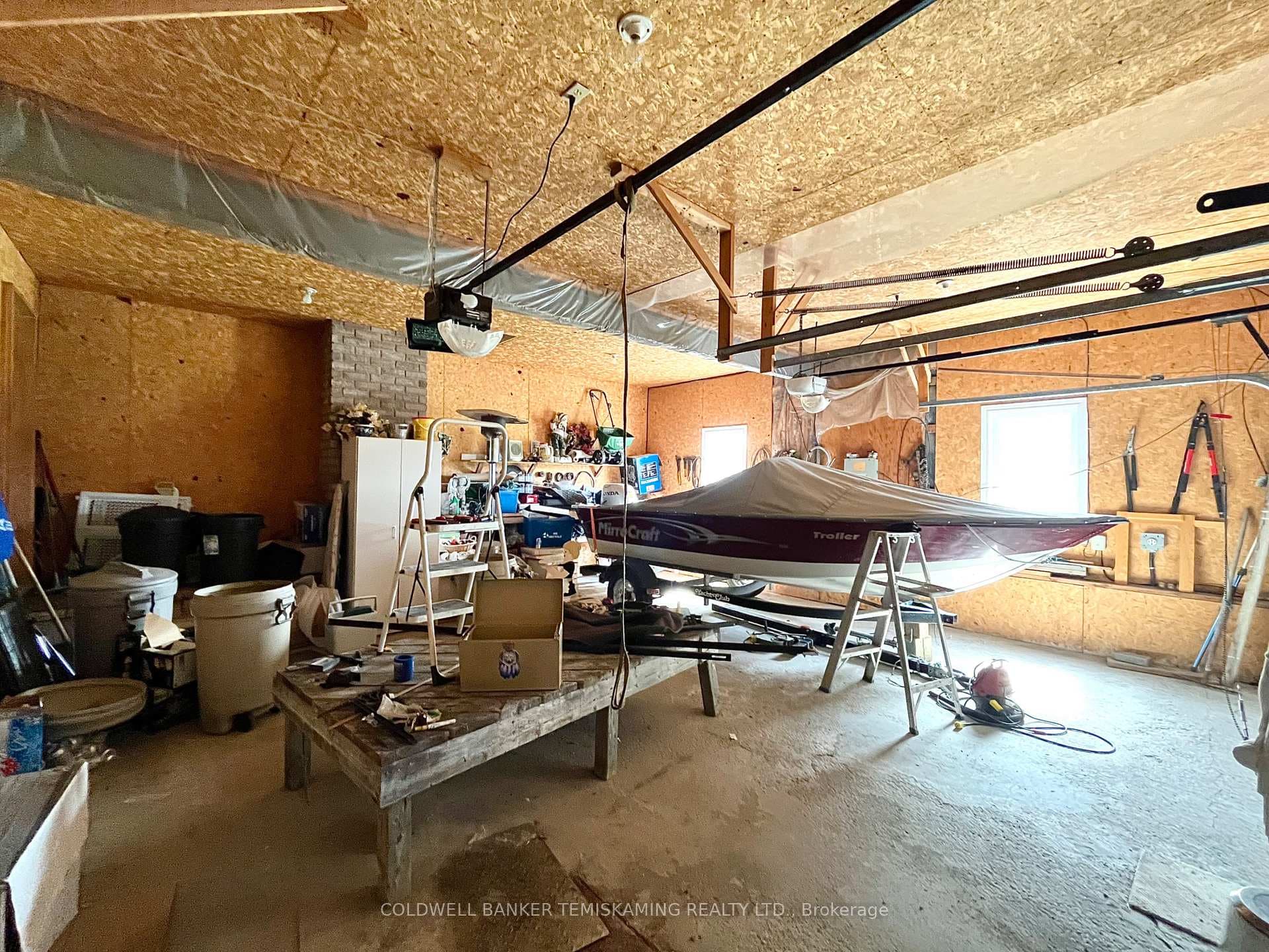 Attached garage
