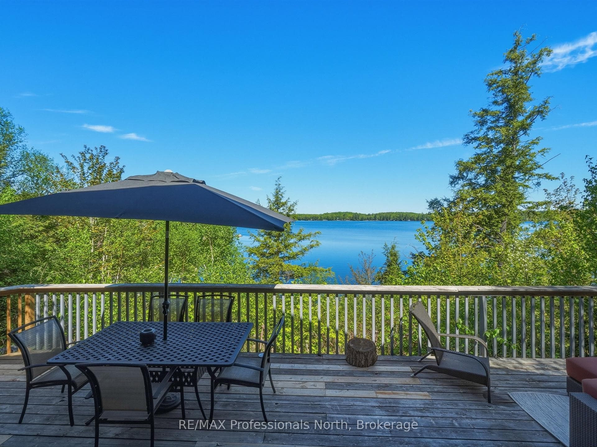 DECK AND WEST VIEW