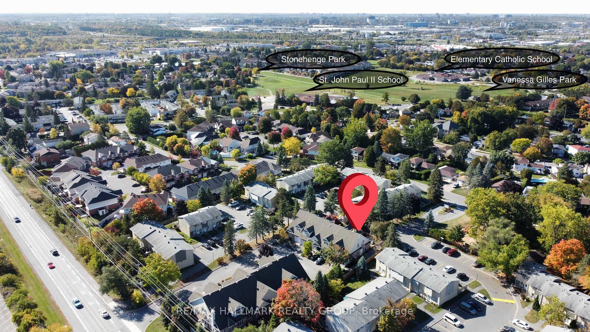 AERIAL | proximity to neighbourhood schools, parks