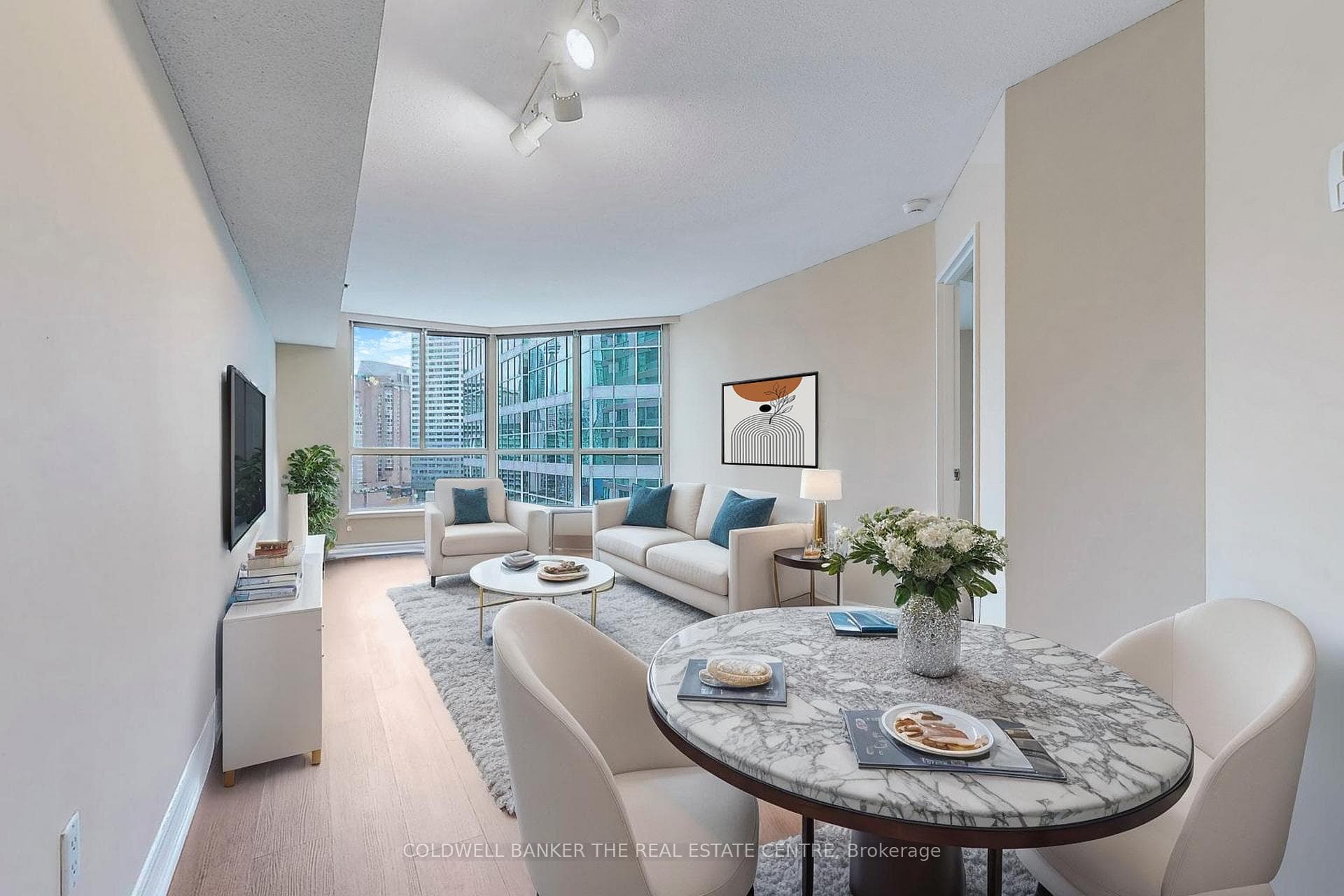 Virtual staged Living/Dining