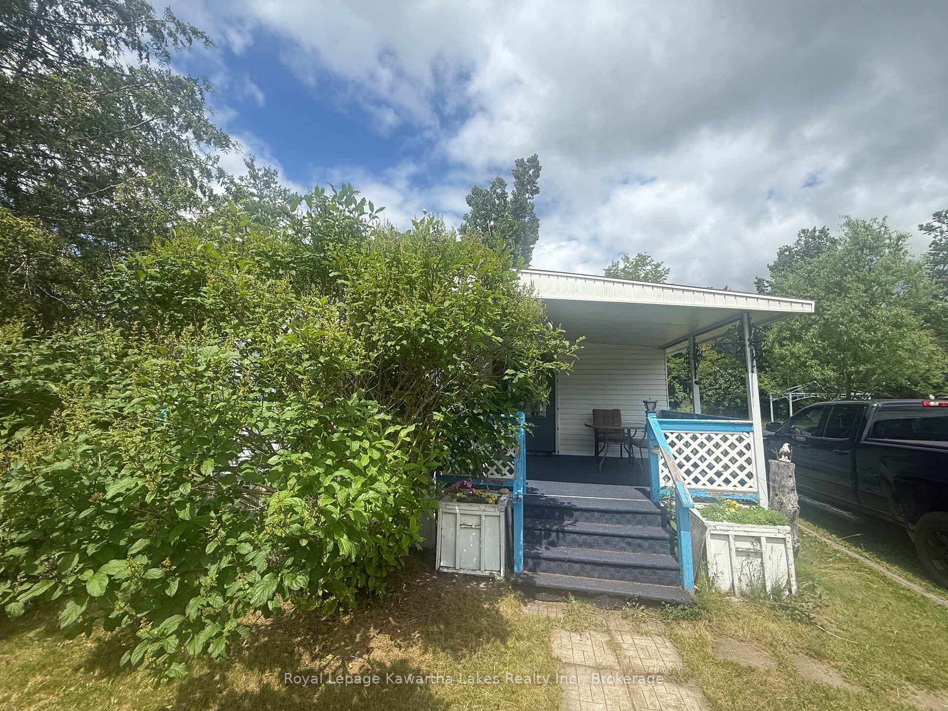 Covered front porch
