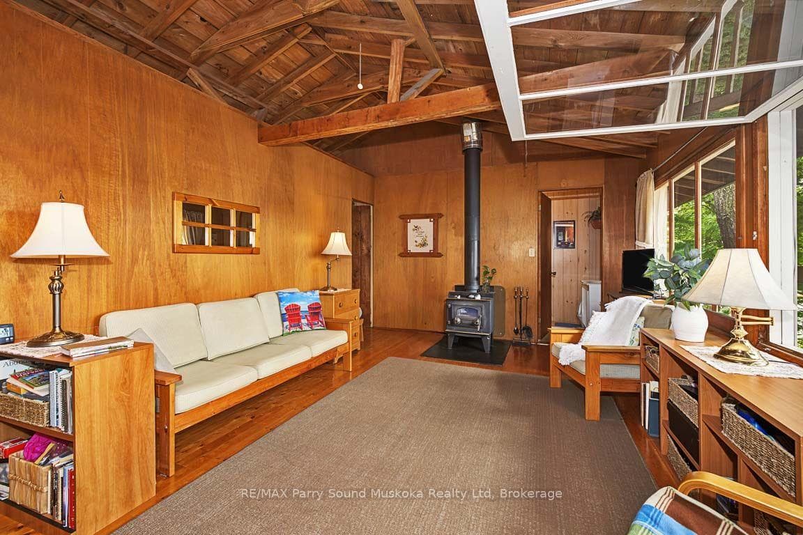 Cozy up to the woodstove on cool evenings