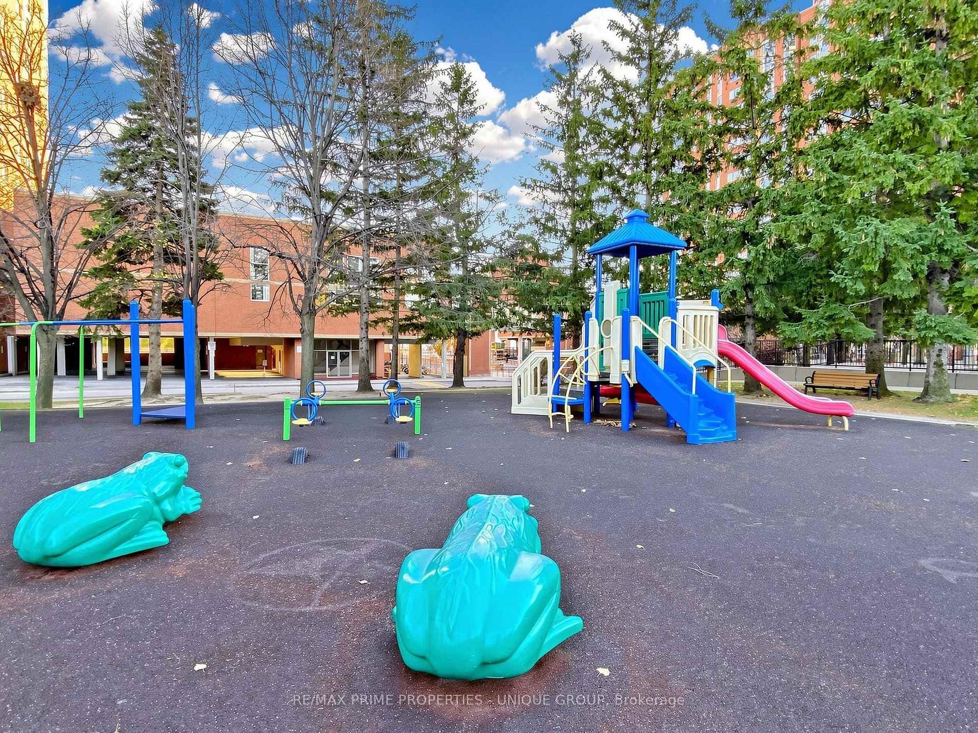 Playground between Buildings.