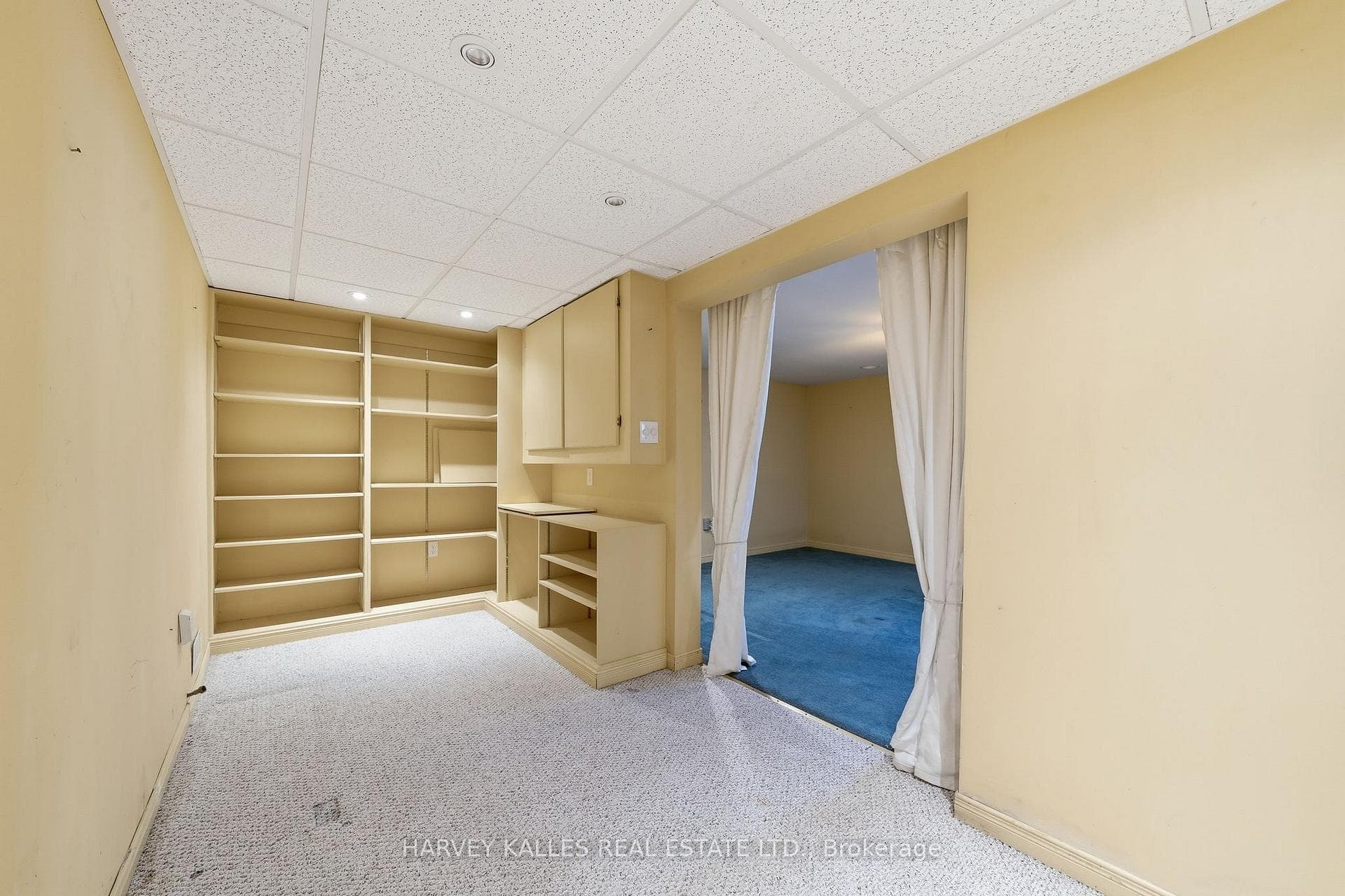 Storage room/office in basement