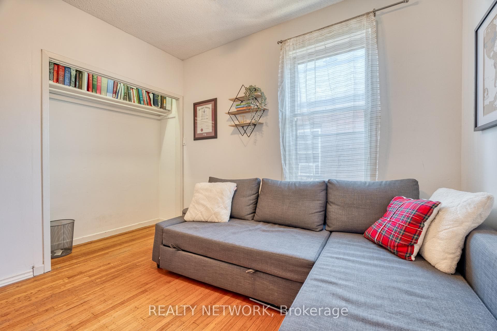 Unit #2's second bedroom can be used as an office.