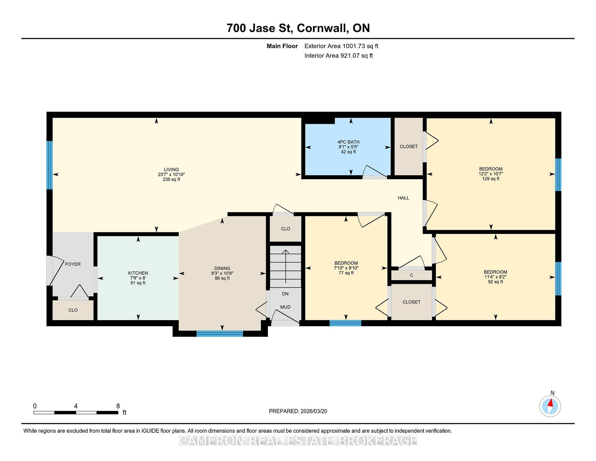 Main floor layout
