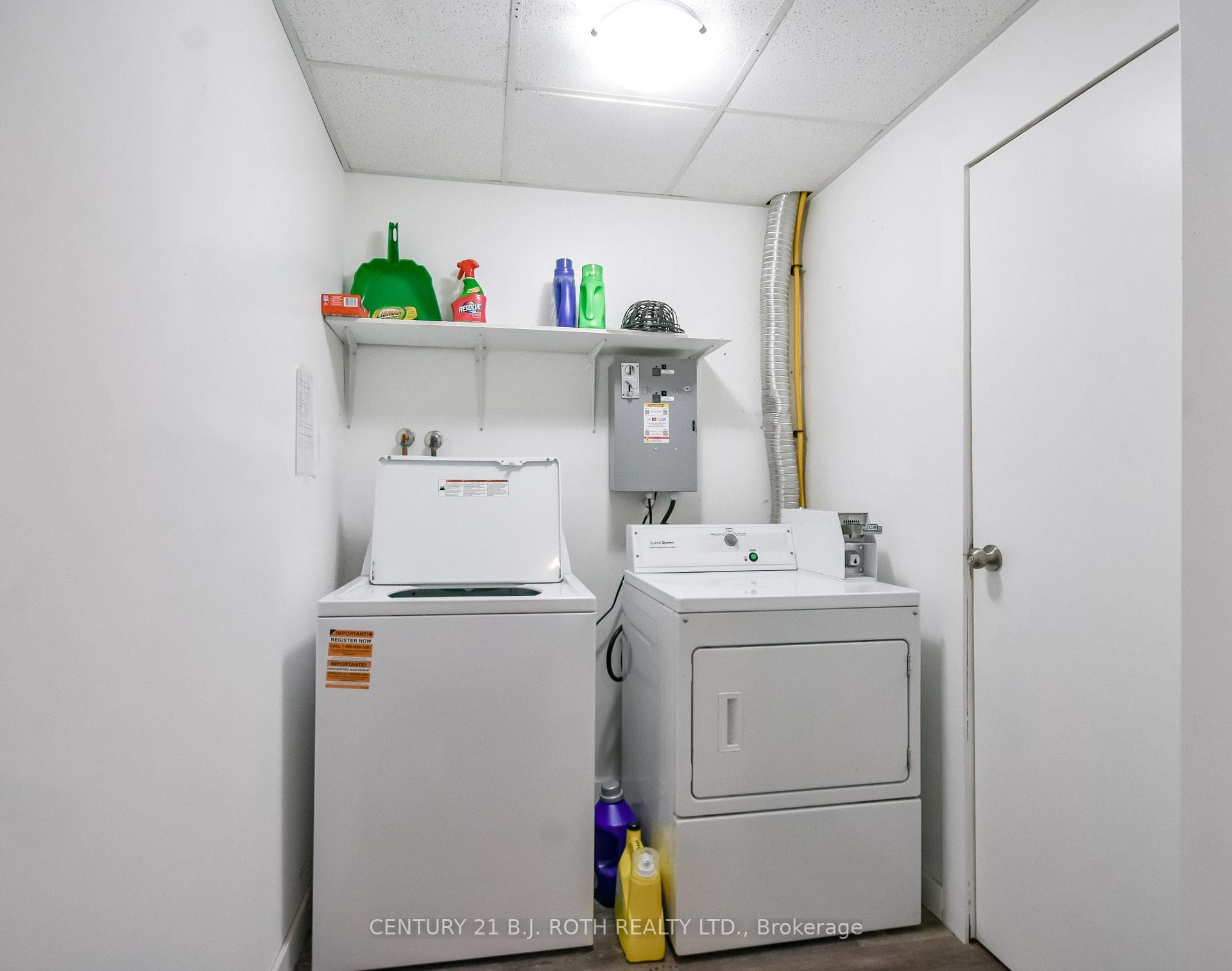 Coin operated washer & dryer