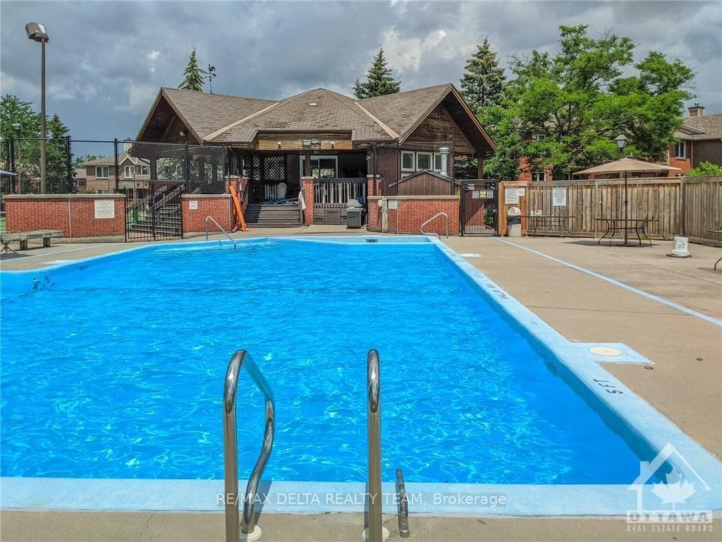 Pool with BBQ area