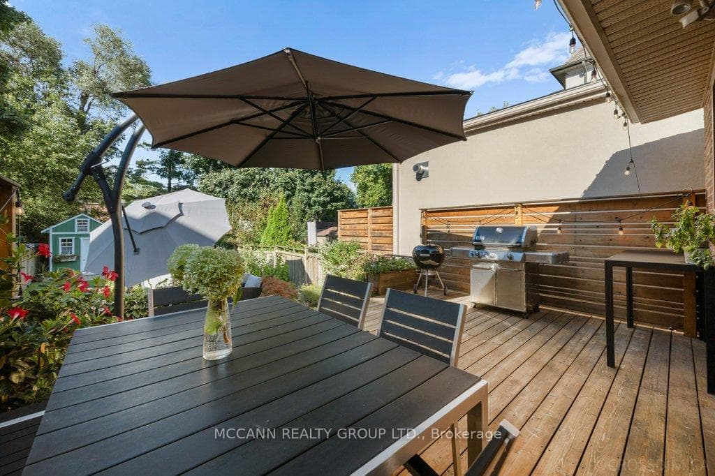 Cedar deck