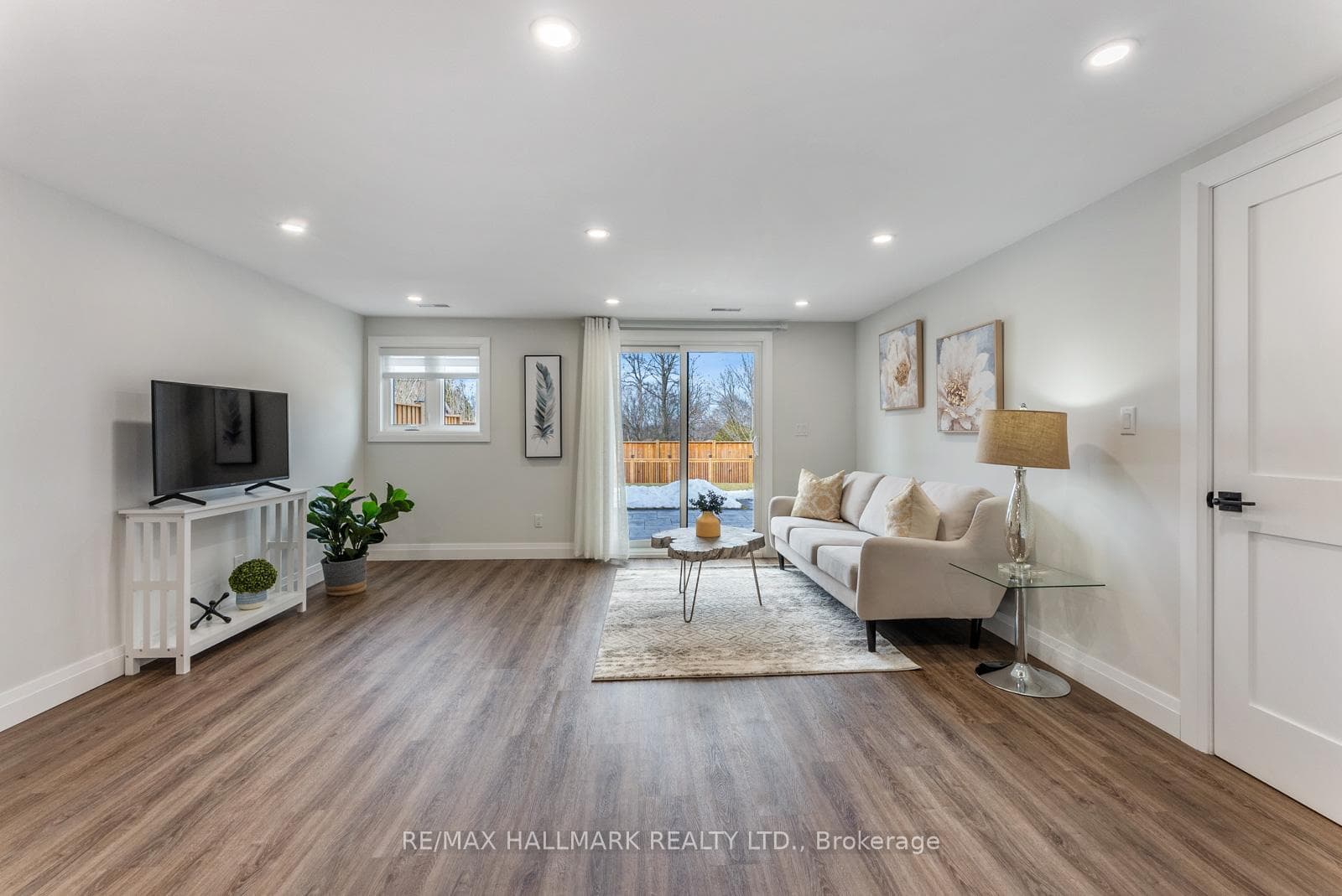Basement Recreation Room with Walkout.