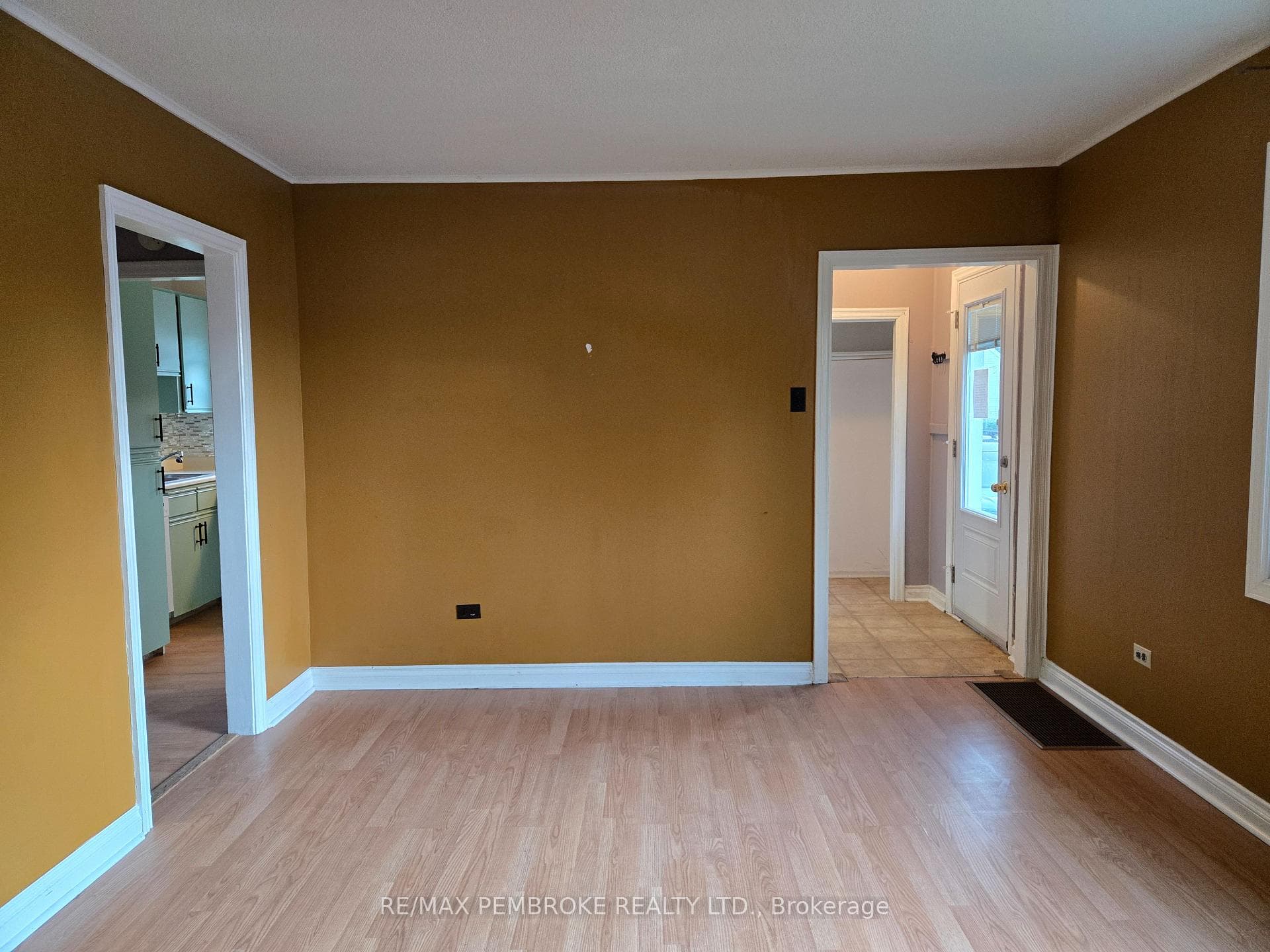 Living room off the entrance