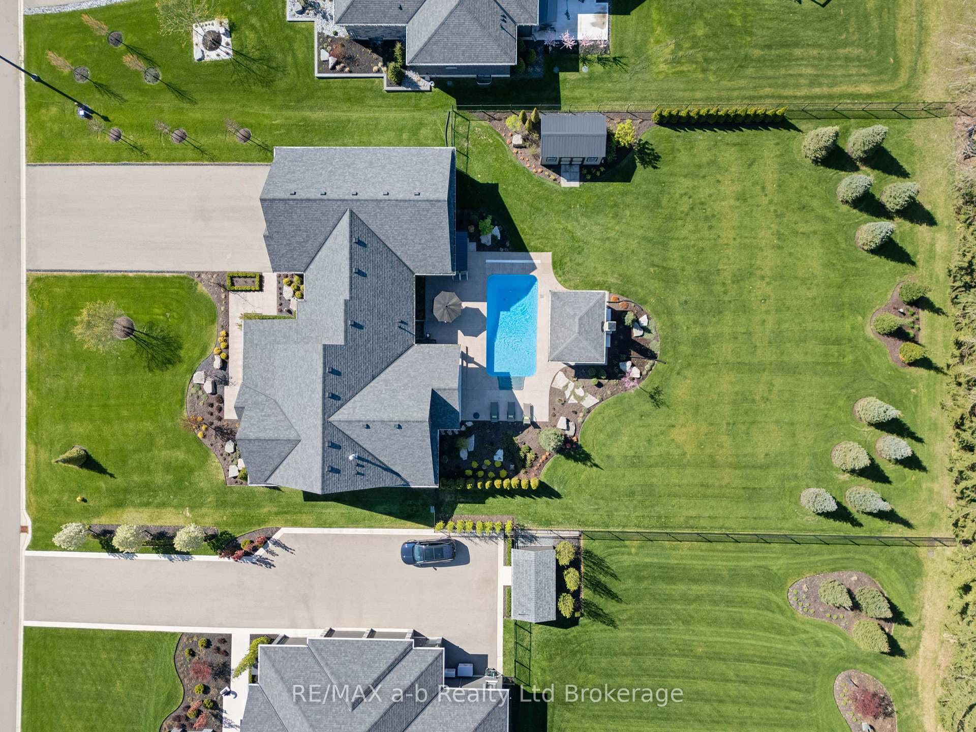 Beautifully landscaped lot
