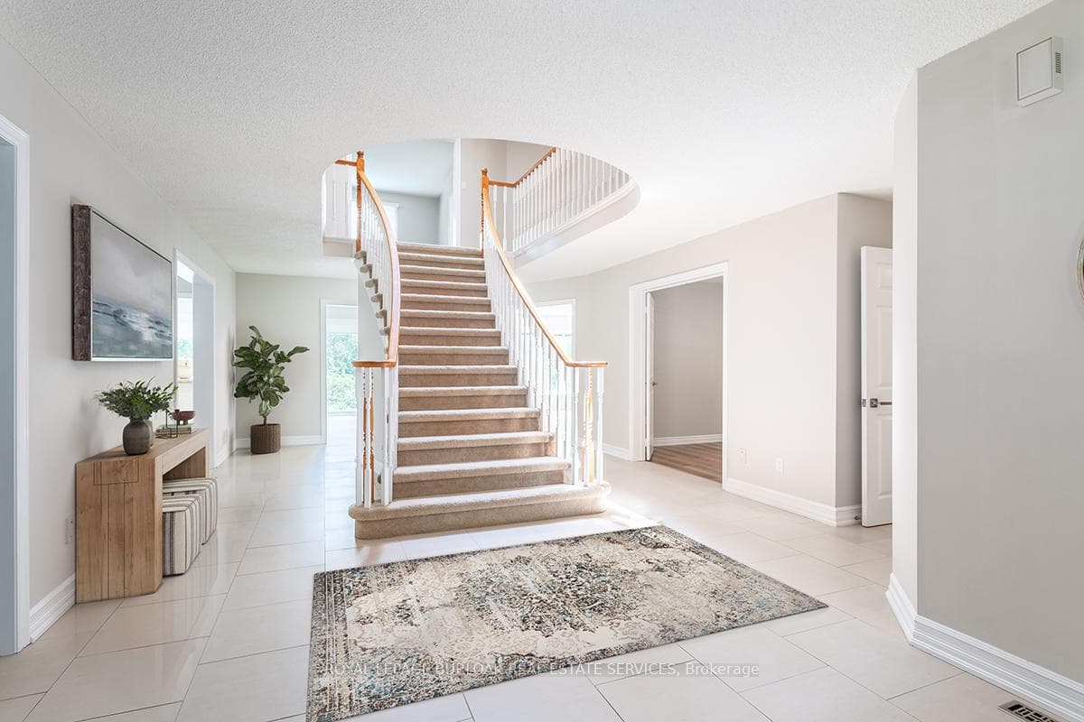 Virtually staged Foyer!