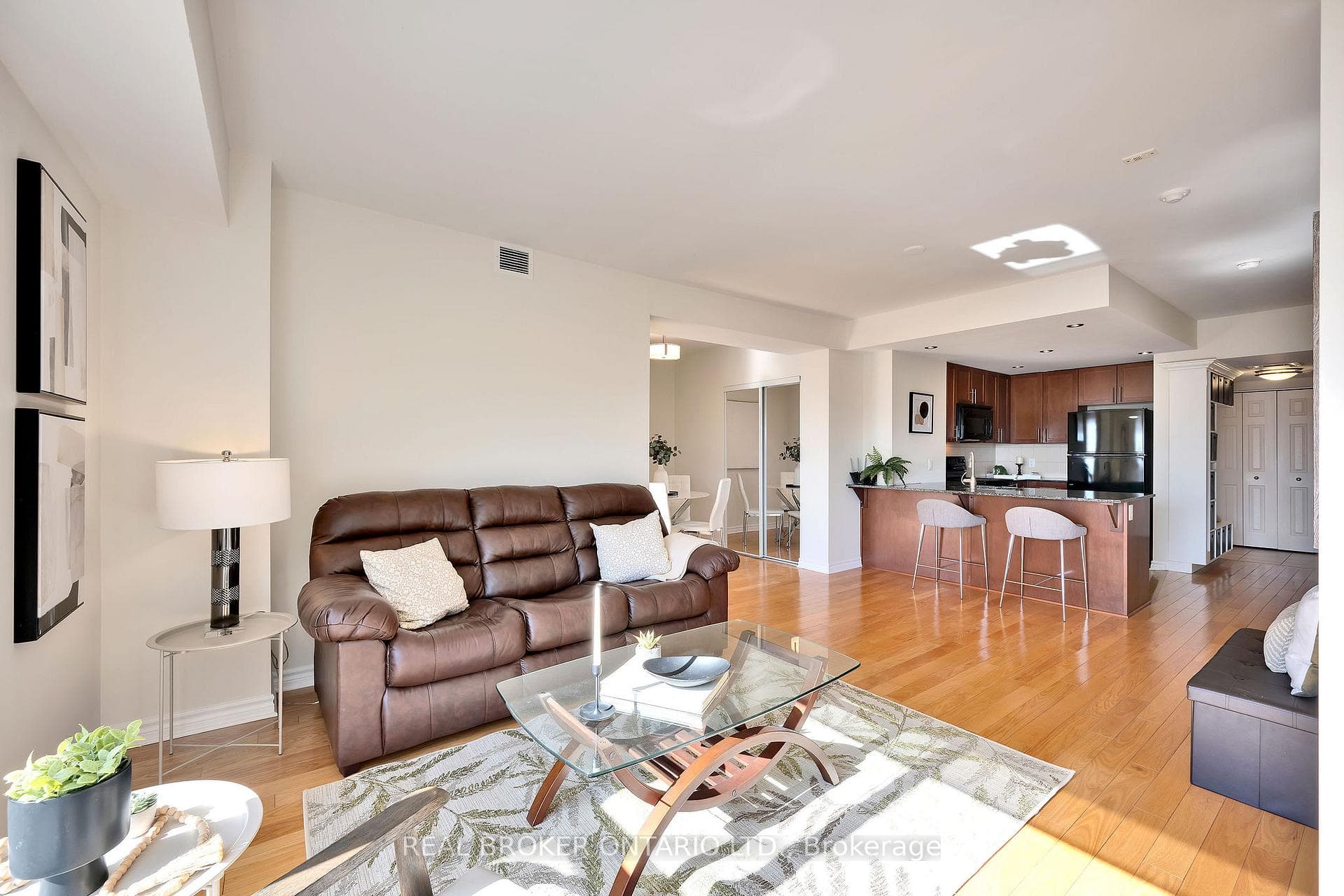 Living Room & Kitchen View
