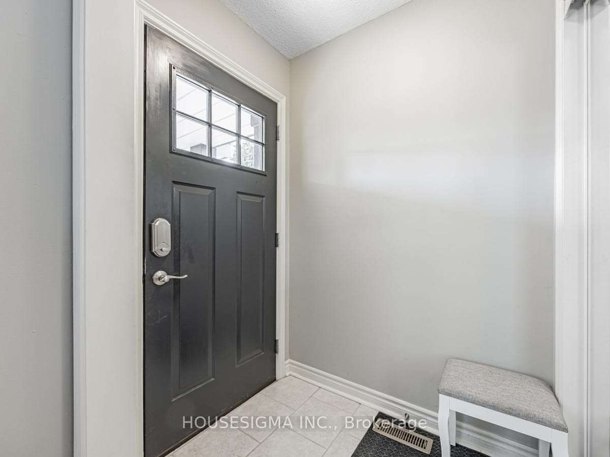 Upgraded front entrance w door lite and hardware.