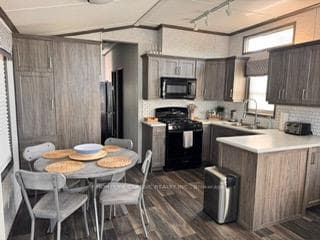 kitchen and dining area