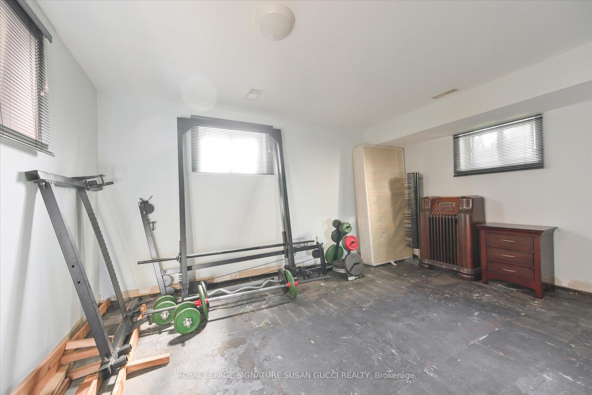 Bedroom / office in basement