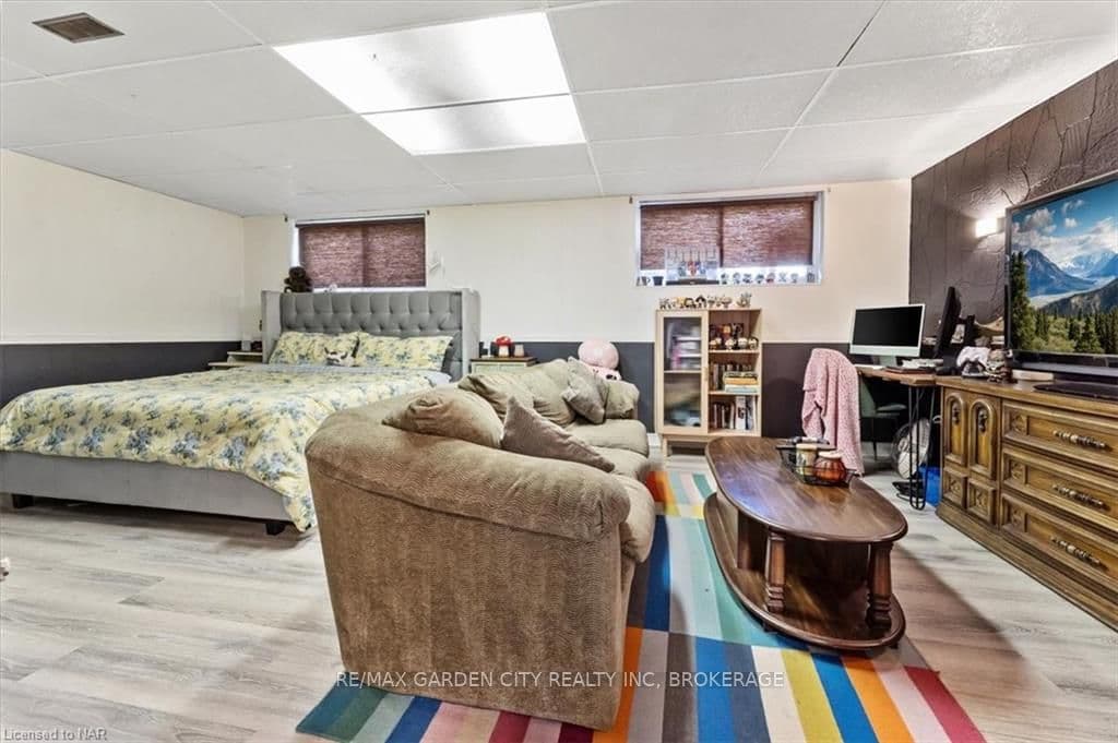 recroom currently being used as in-law apartment