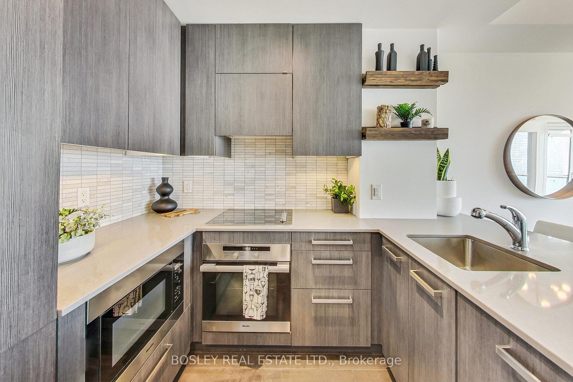 Built in appliances and extended cabinetry