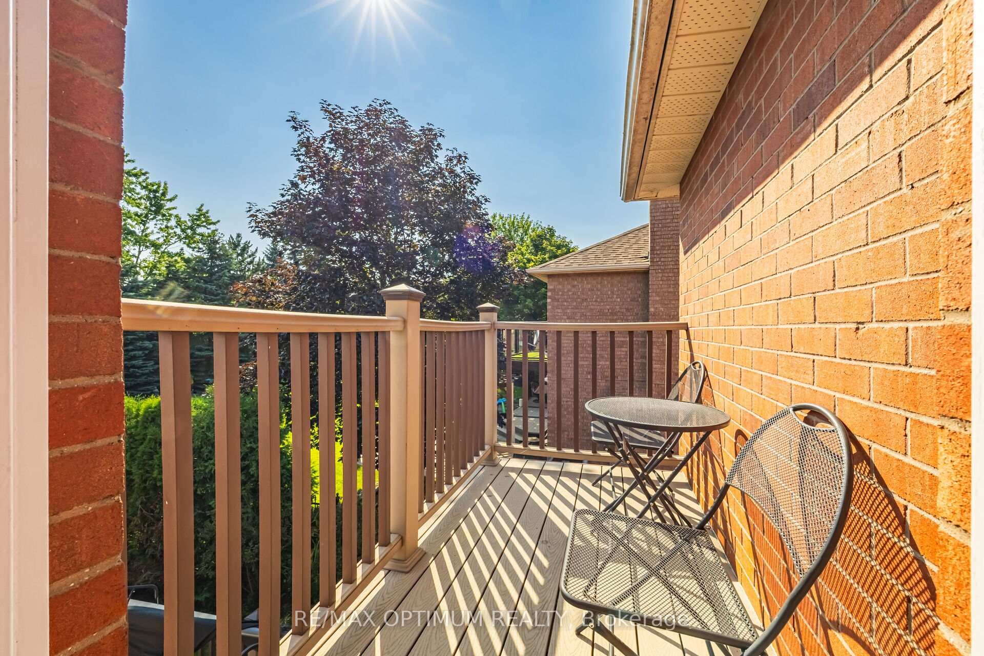 Private balcony off the primary suite