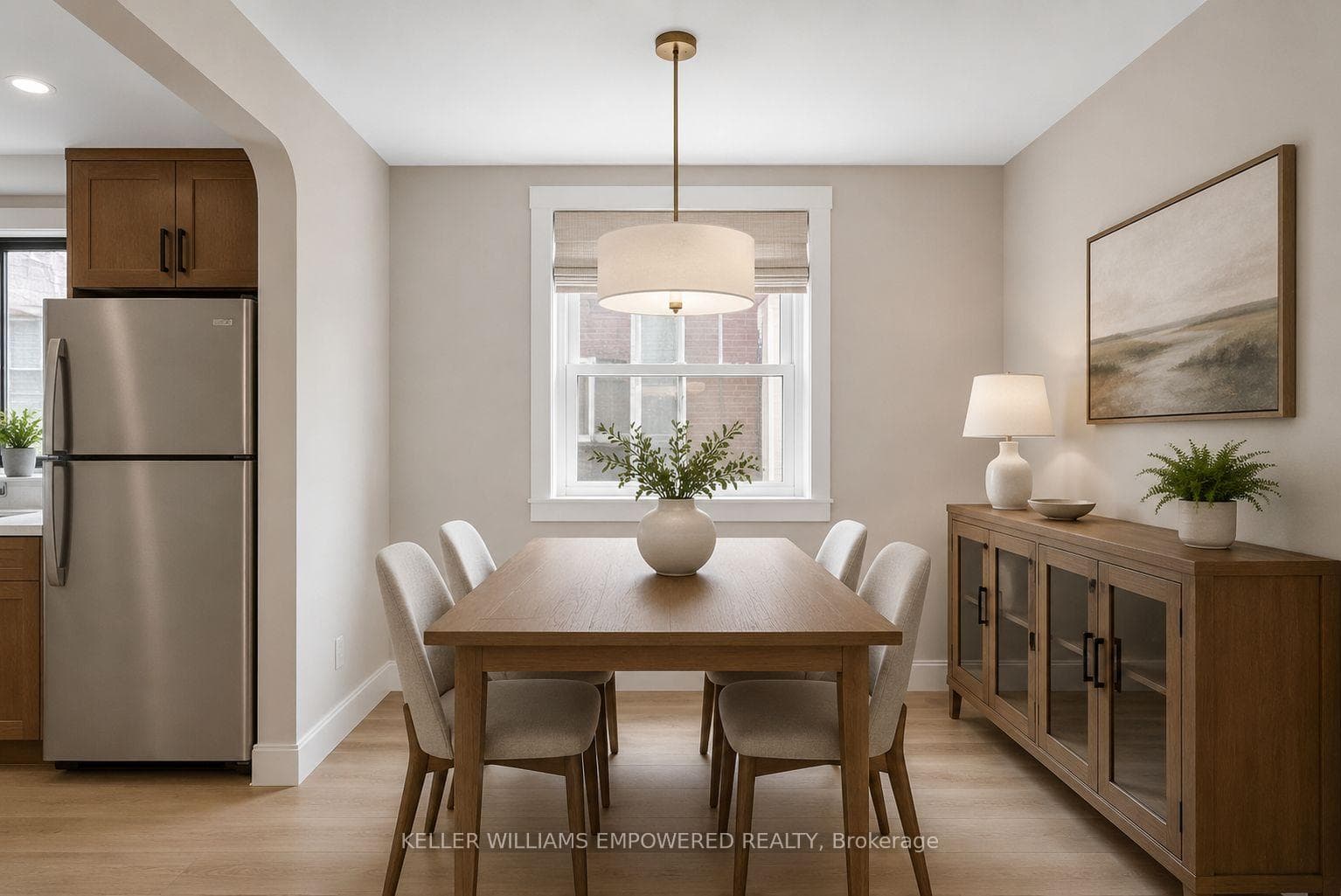 Virtually Redesigned Dining Room
