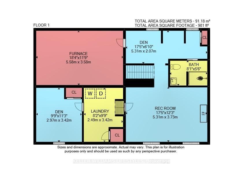 Lower level and basement