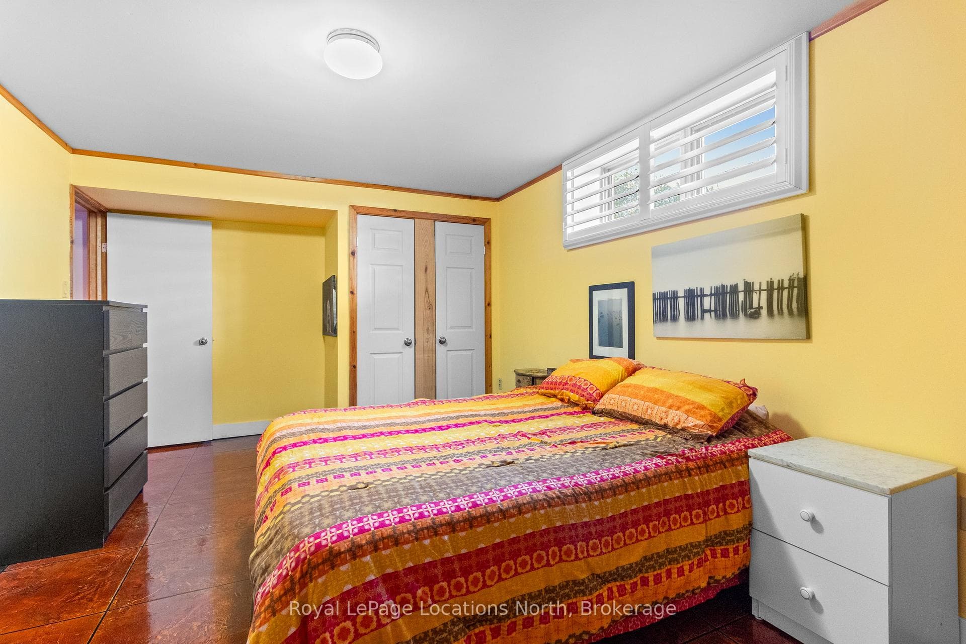 Basement bedroom