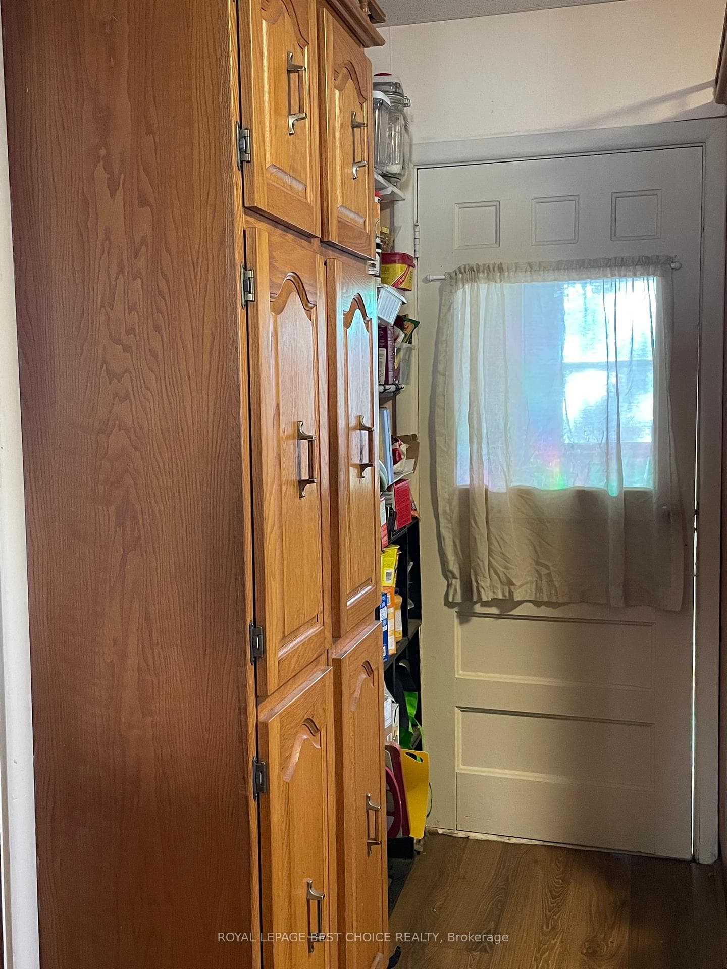 Back door to Mud room