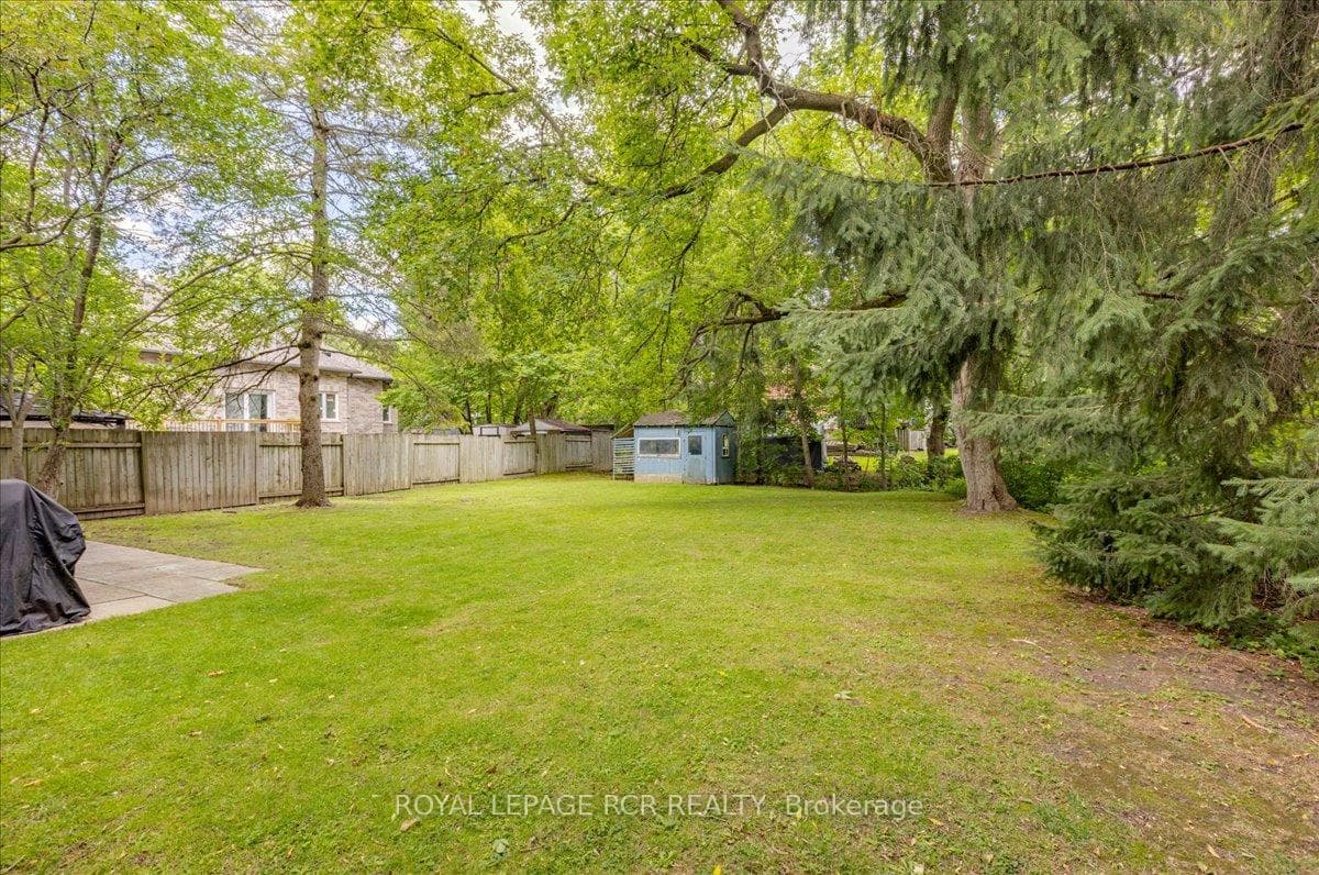 Backyard: Private 70 x 142 Lot
