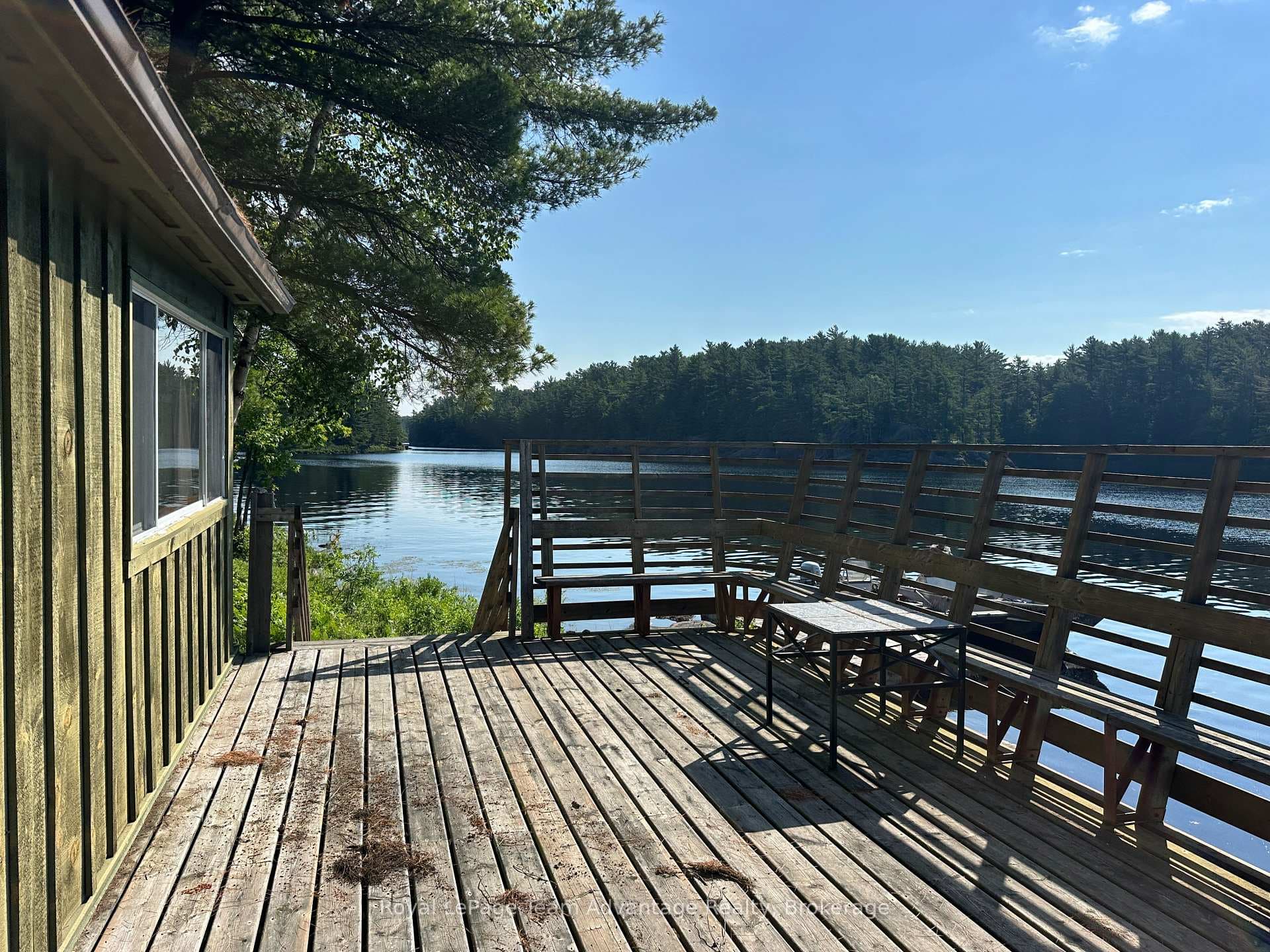 Deck Overlooking Harris Lake