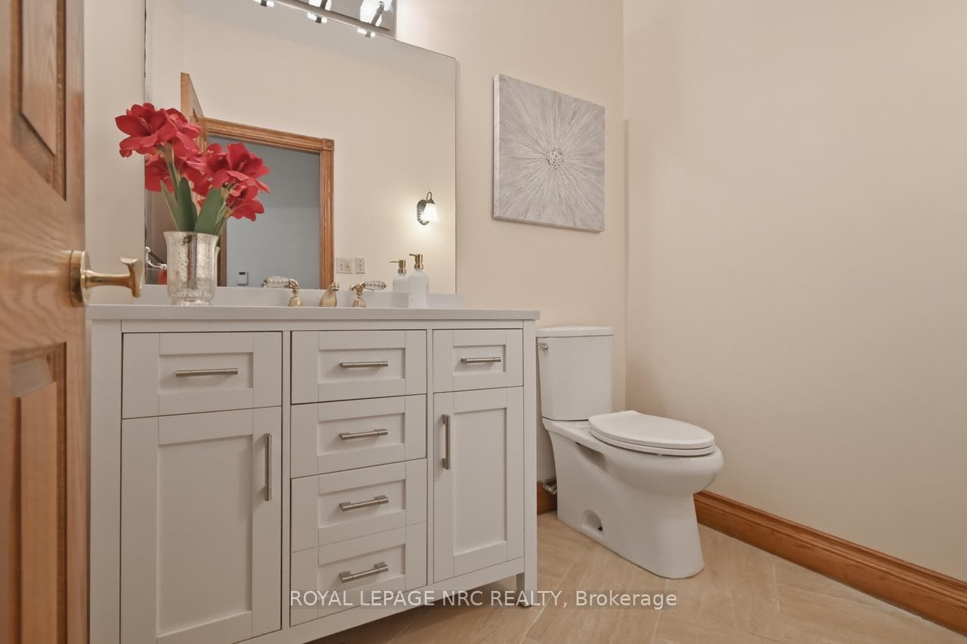 Main floor powder room