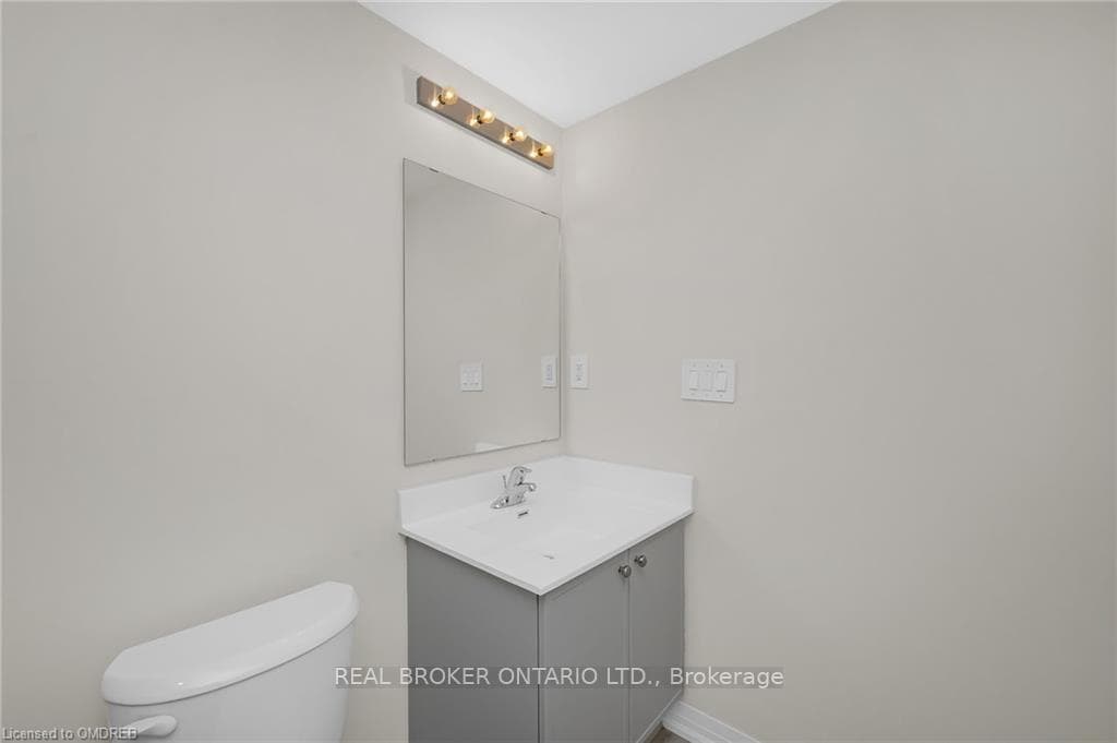 Bathroom vanity & toilet