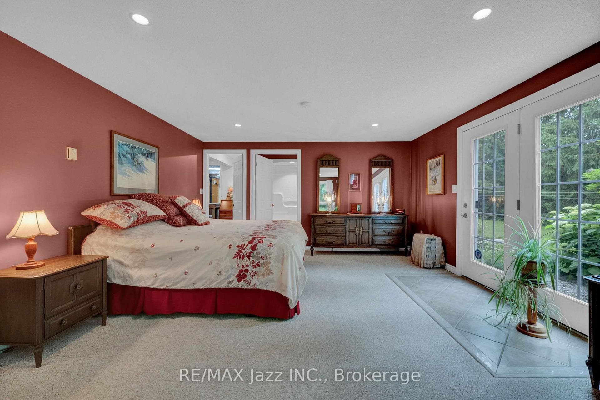 In-law suite bedroom with ensuite