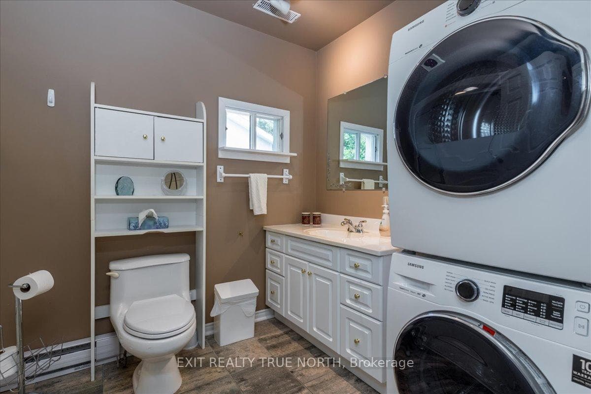 Bathroom with Laundry