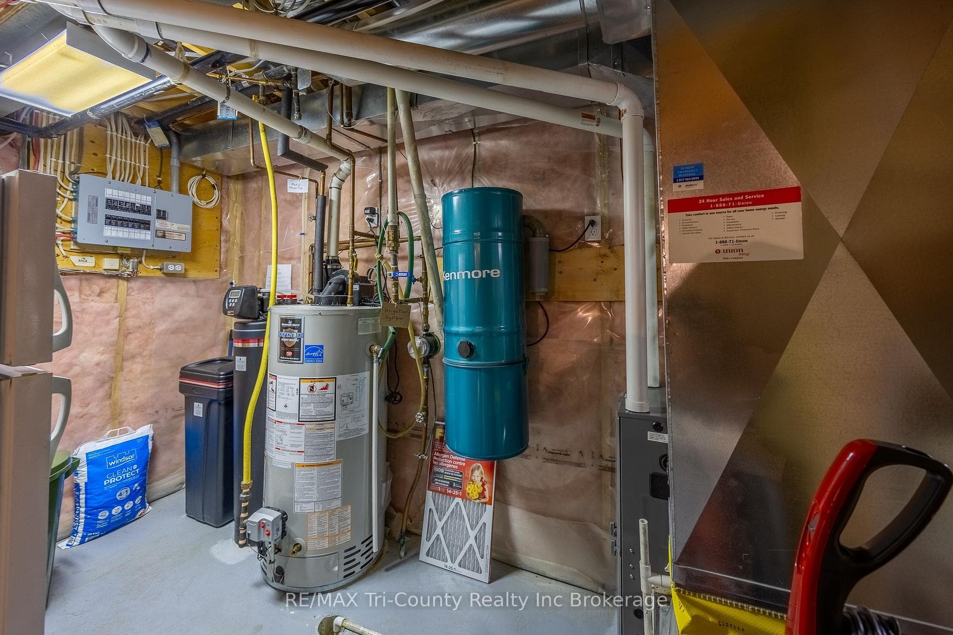Water heater/Water softener/Central Vacuum (owned)