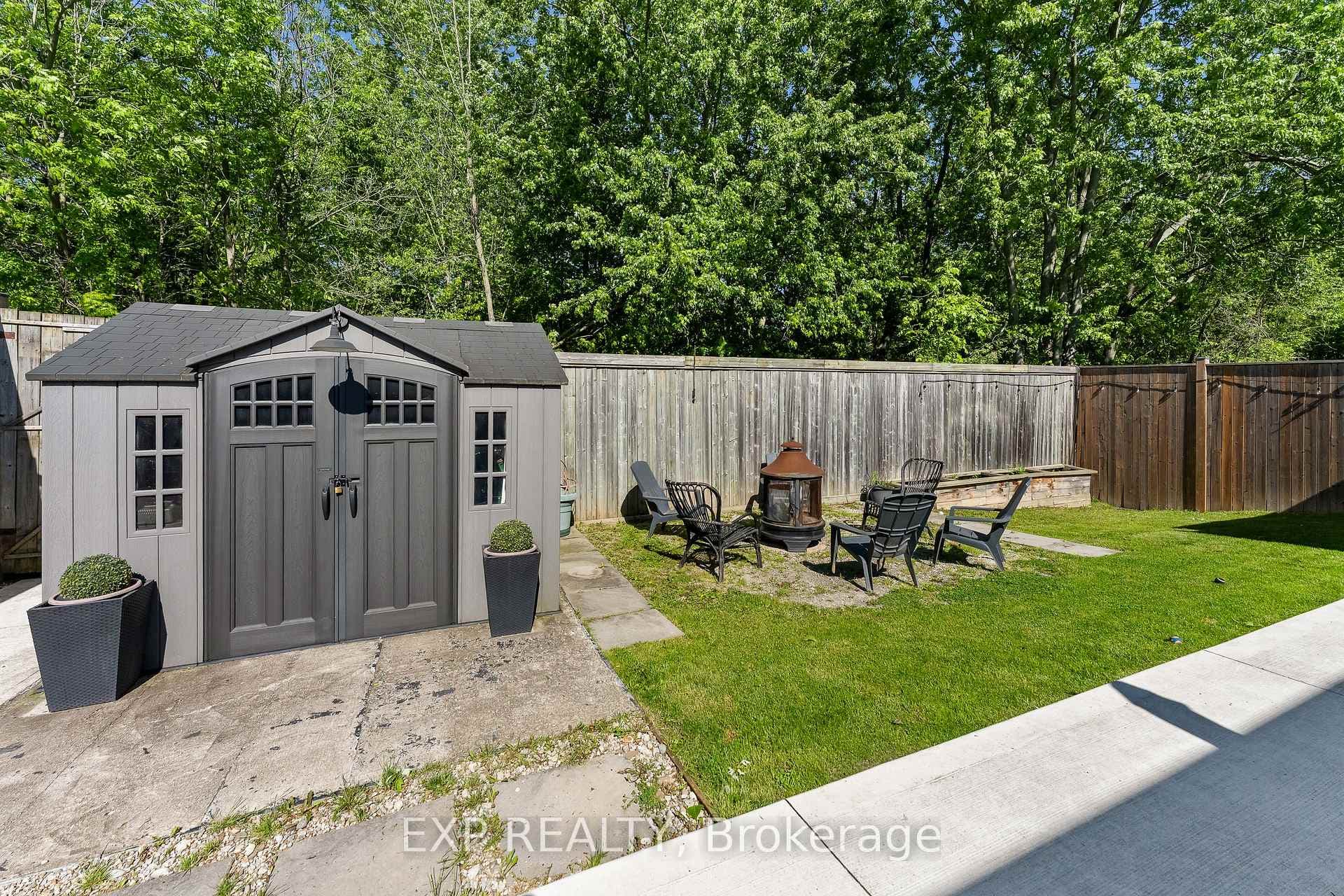 Fully Fenced Yard with Garden Shed