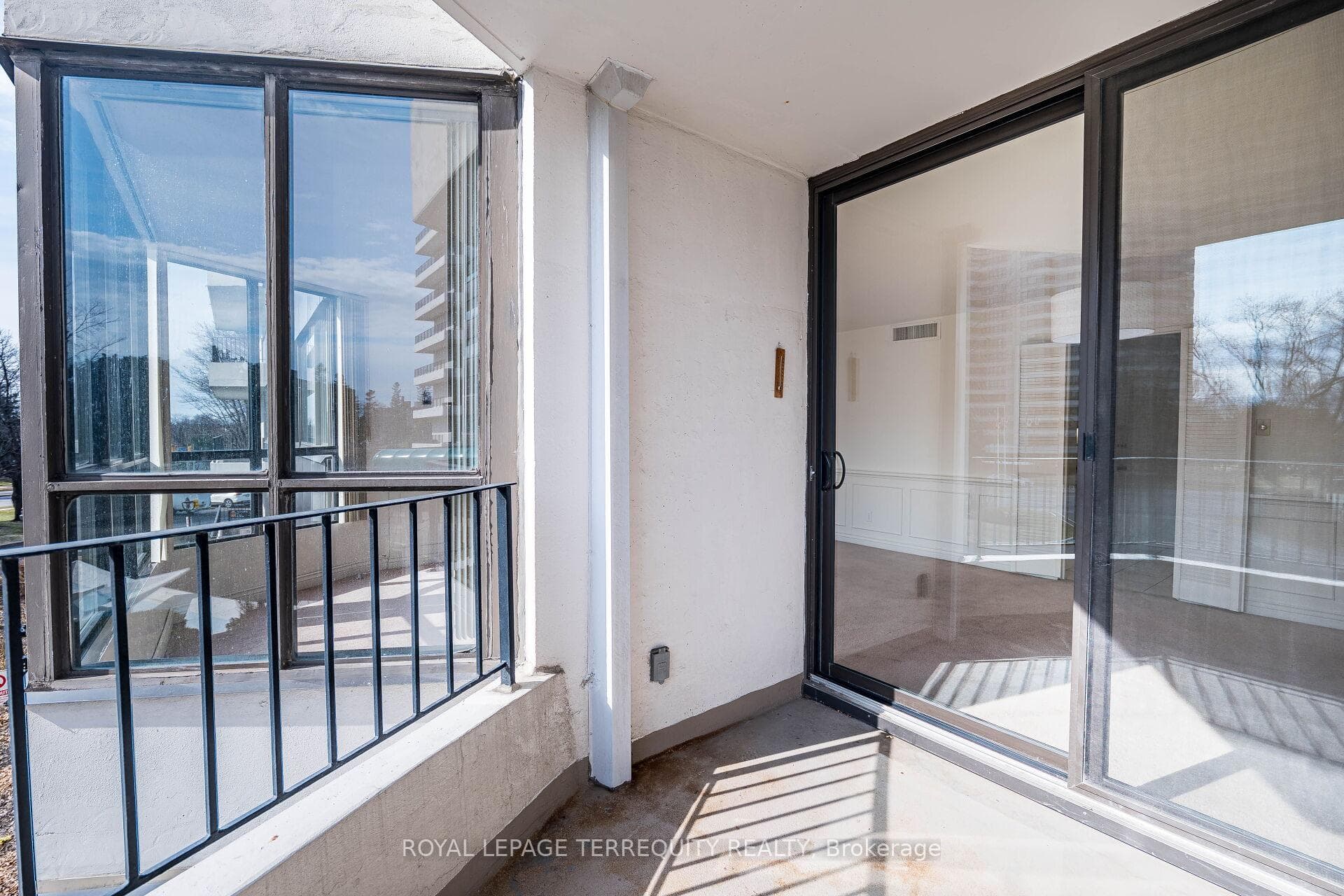 Balcony walk-out from Dining Room