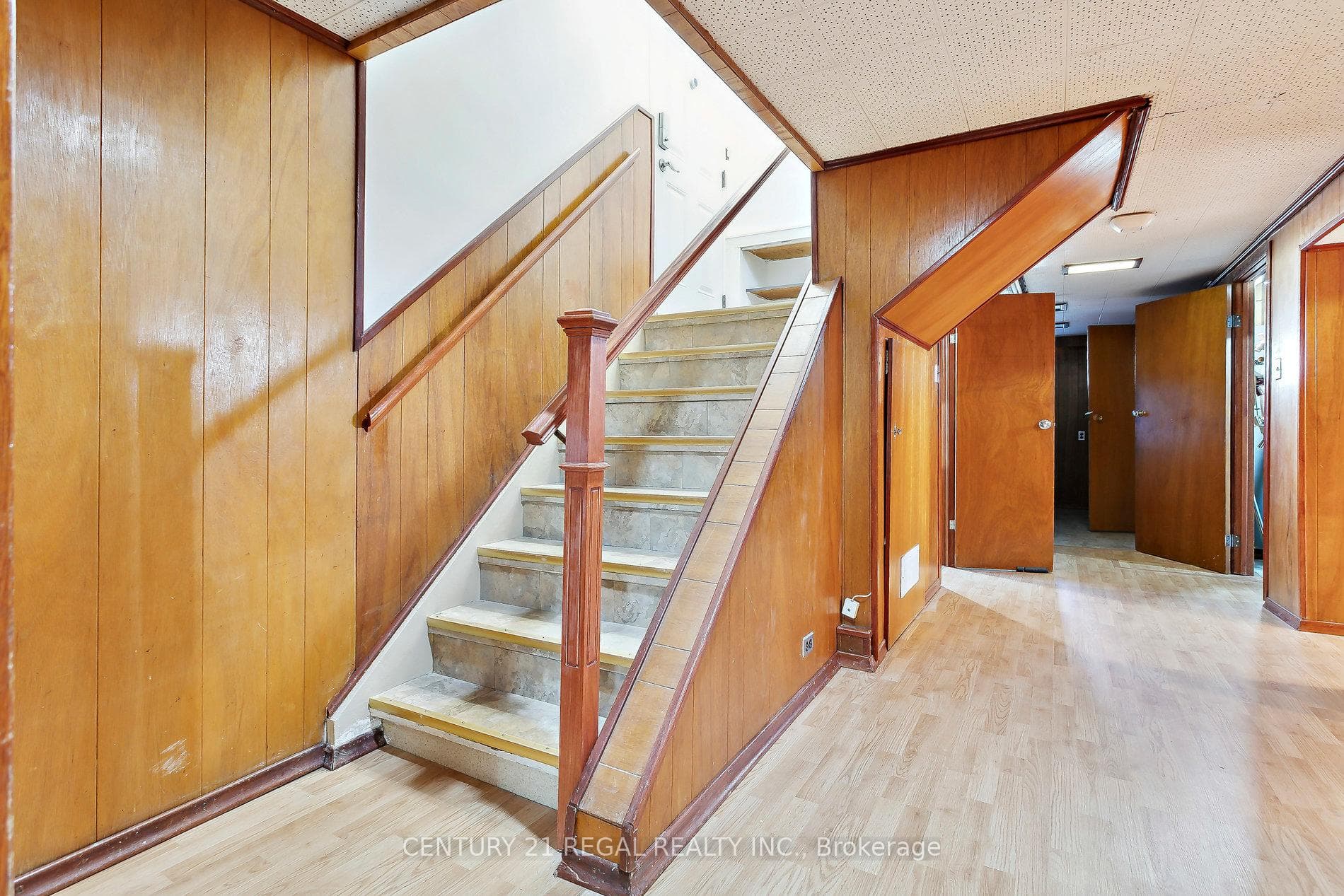 Basement Entrance and Hallway