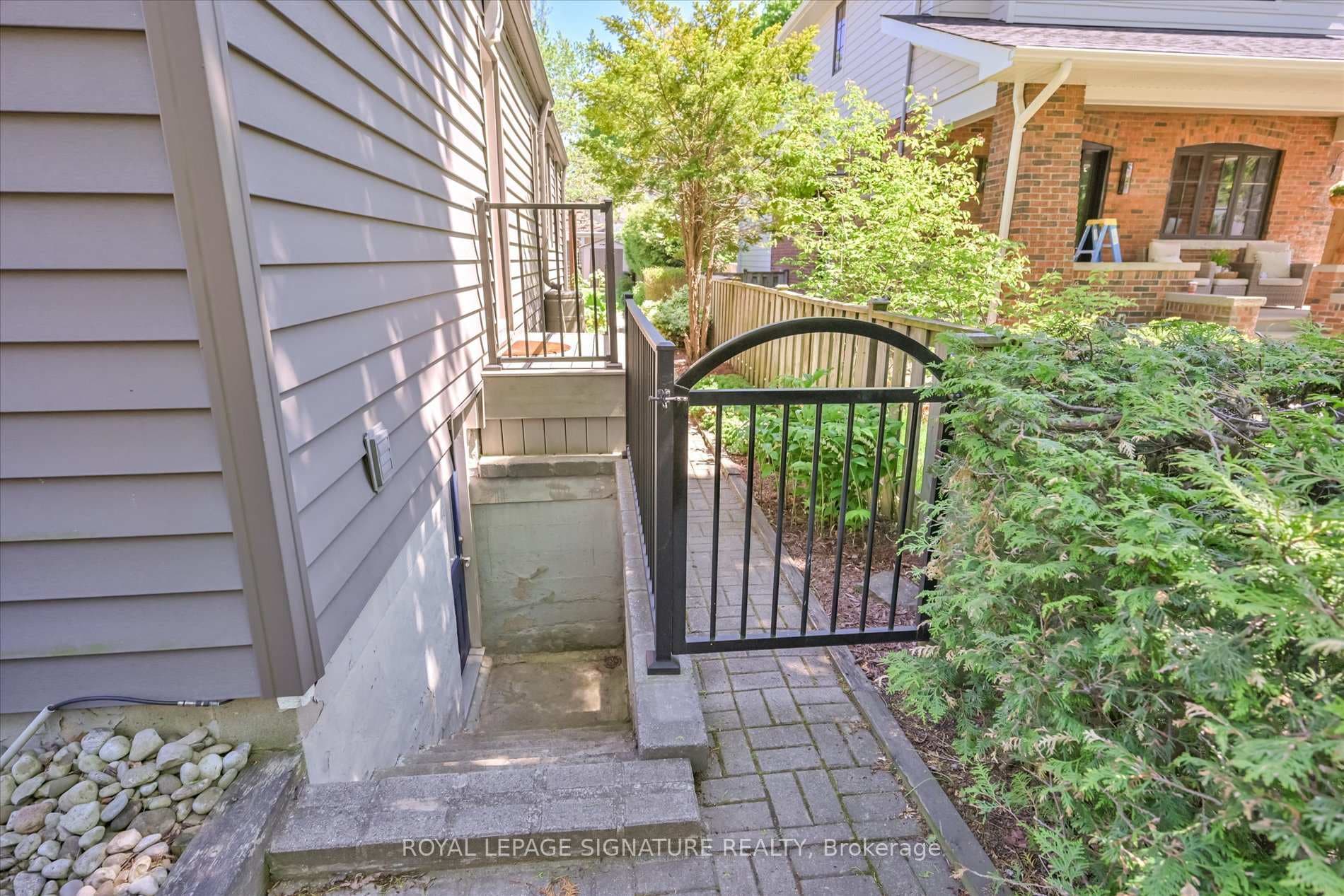 Lower level separate entrance