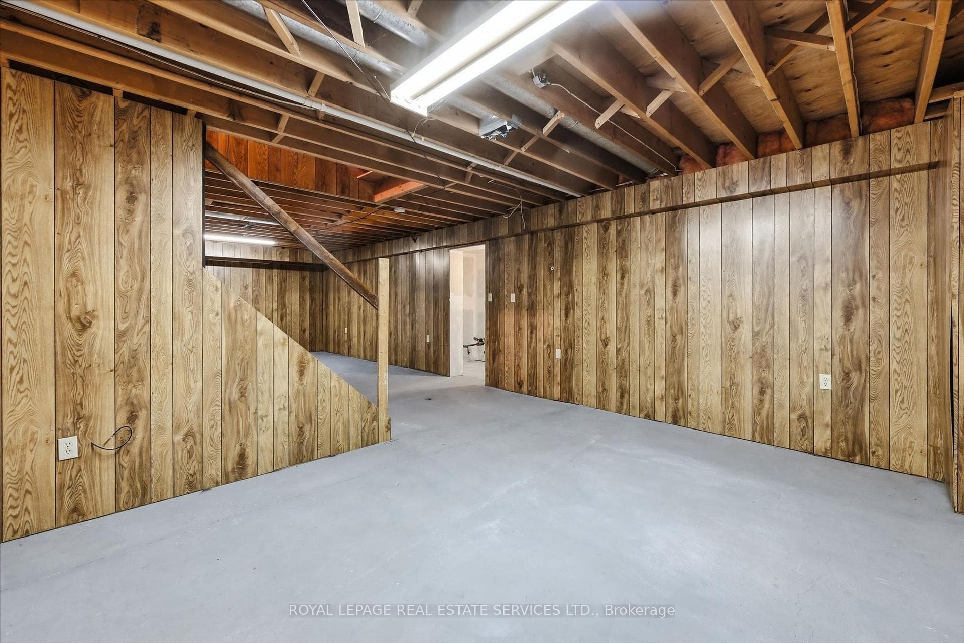 Partially Finished Basement