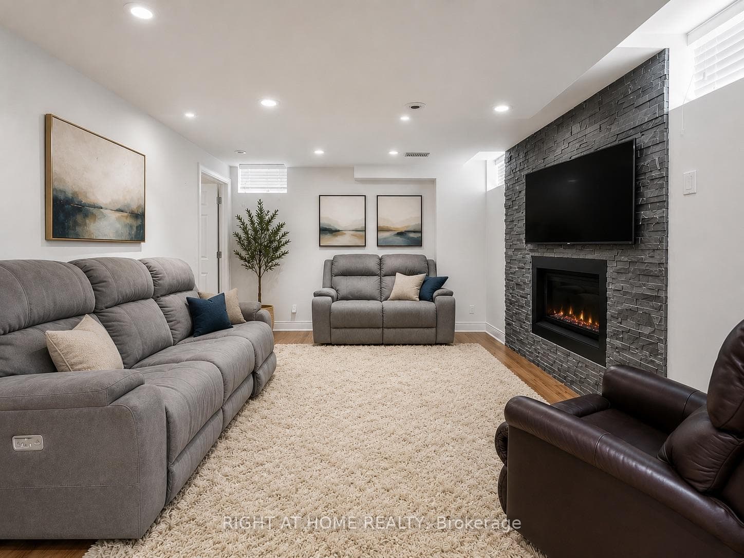 Finished Lower Level (Virtually Staged)