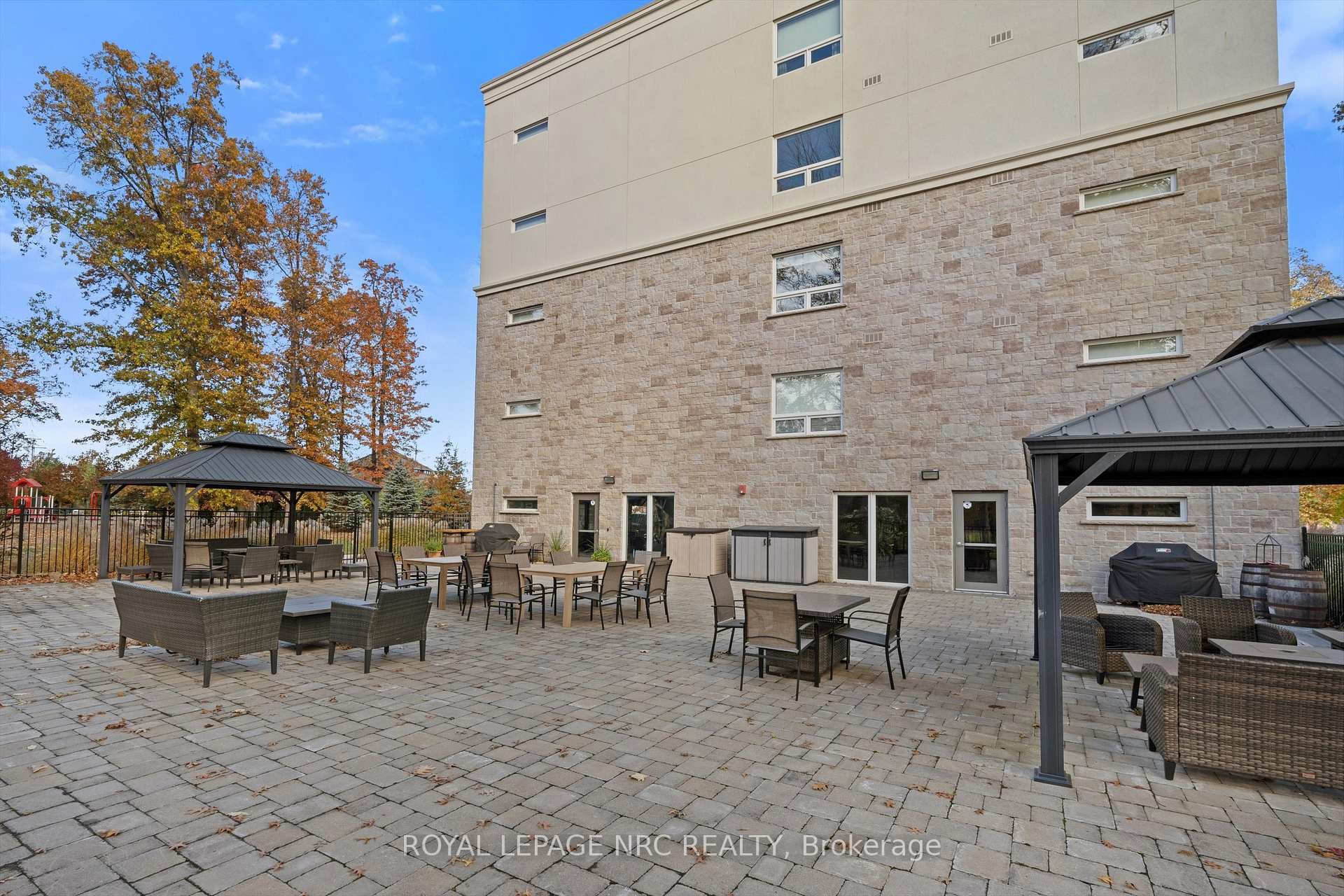 Huge patio with gazebos & BBQ's