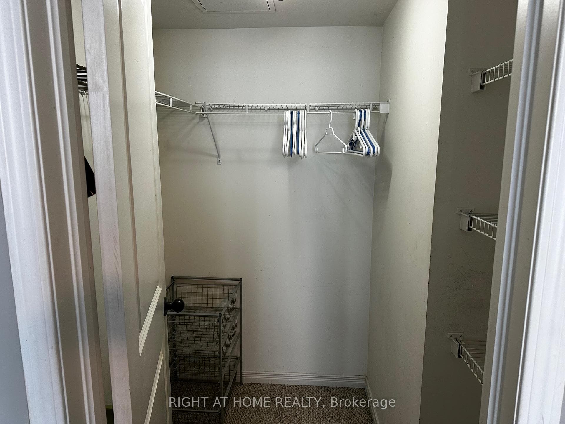 Walk-in closet w/ shelves
