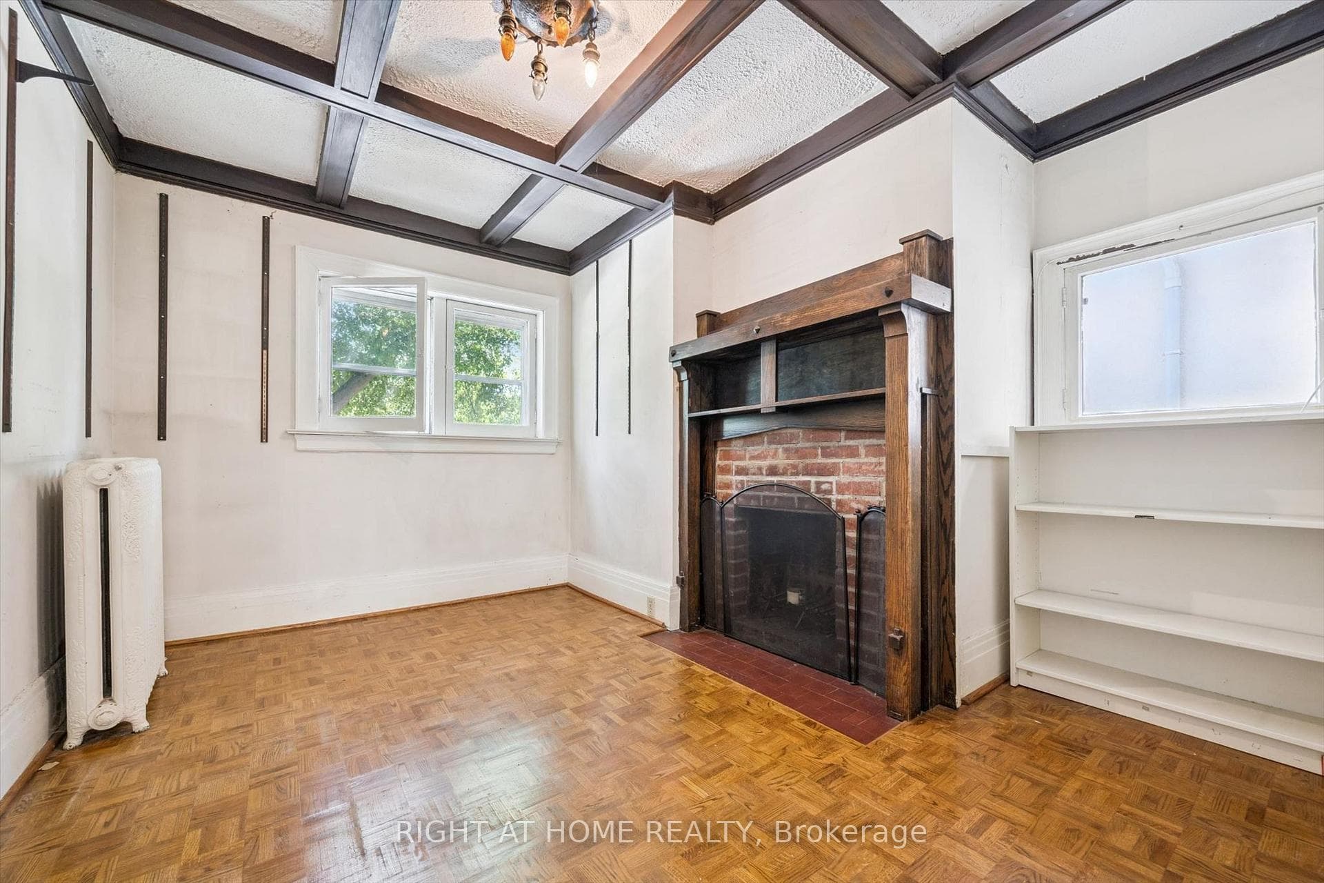 2nd floor fireplace (as is)