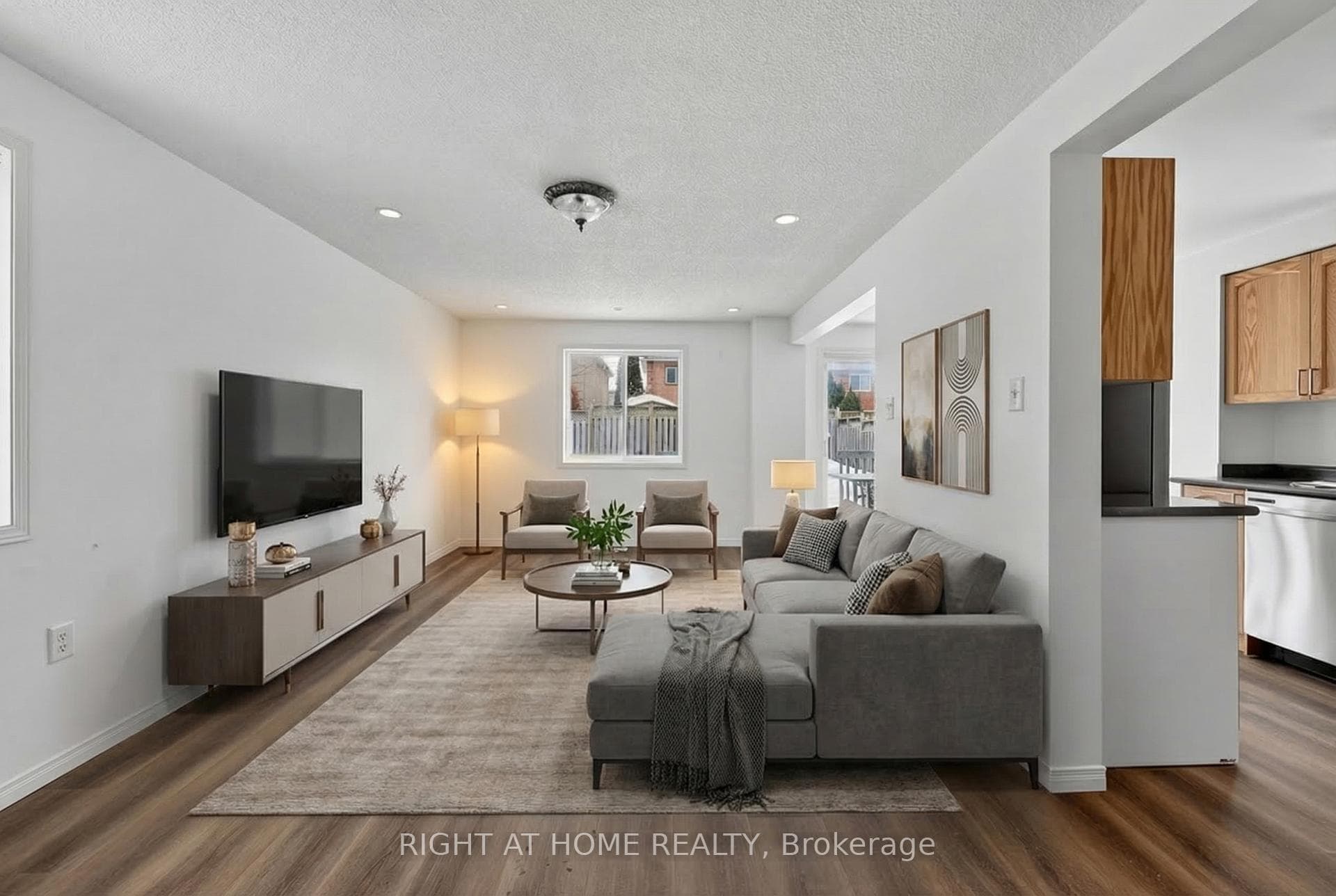 STAGED LIVING ROOM