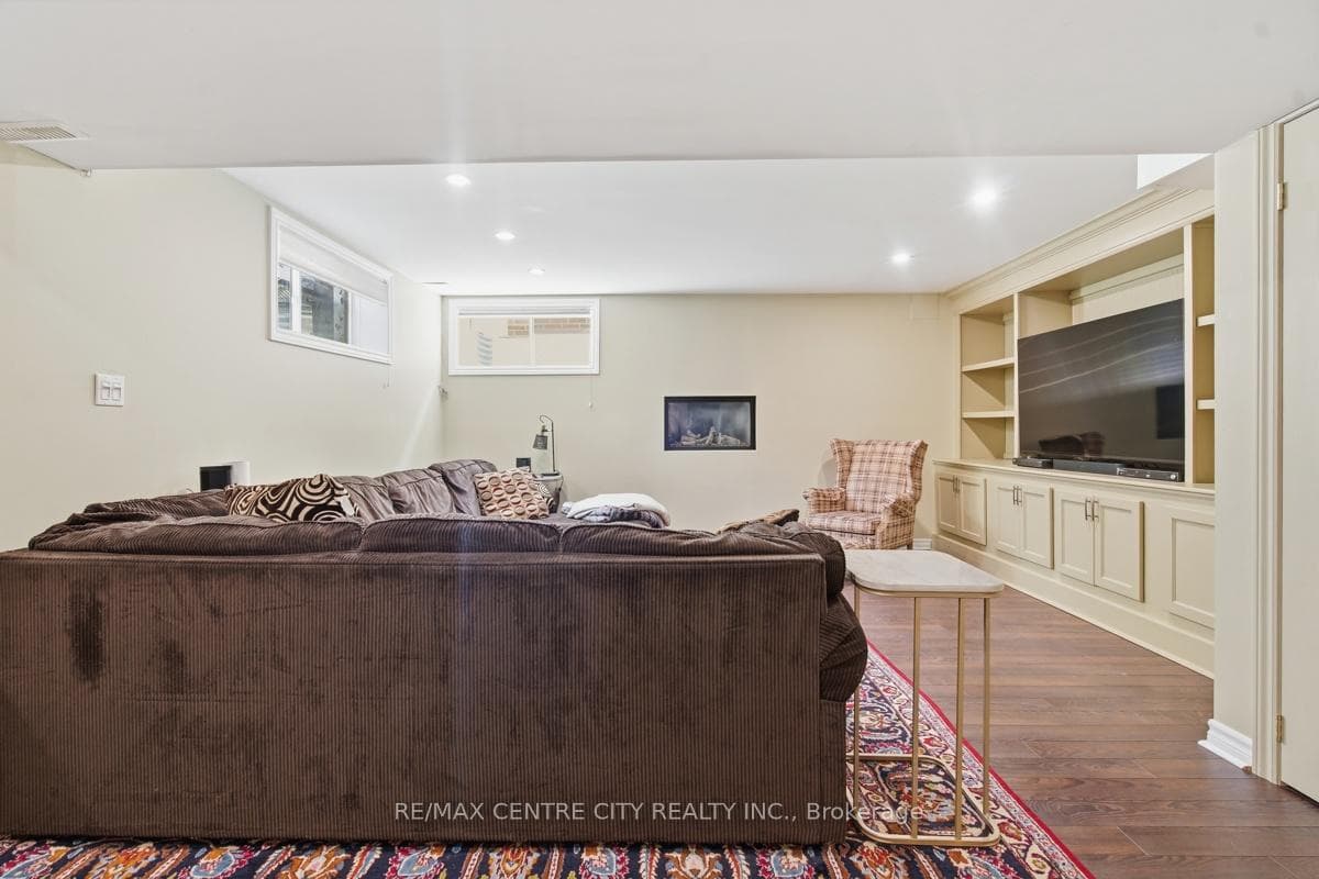 Rec Room with electric fireplace